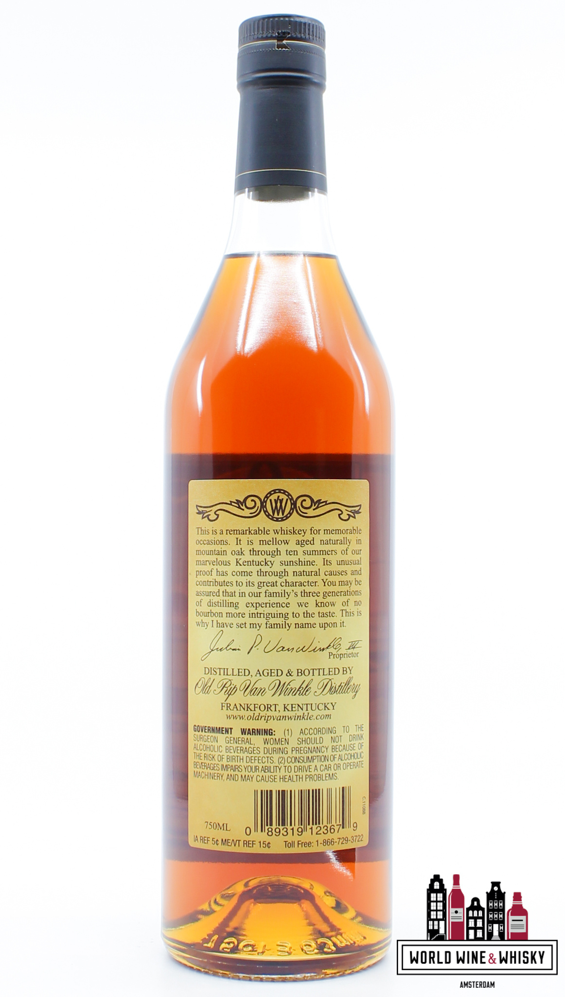 Old Rip Van Winkle Old Rip van Winkle 10 Years Old - Handmade Bourbon 107 Proof 53.5%