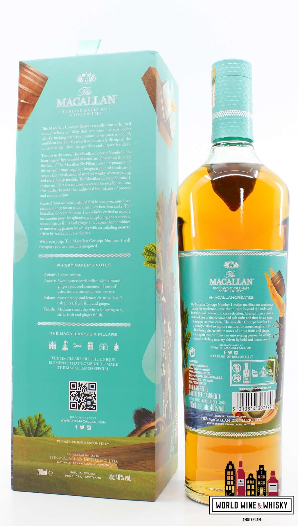 The Macallan Macallan Concept Number 1 2018 40% - Travel Retail Release Only