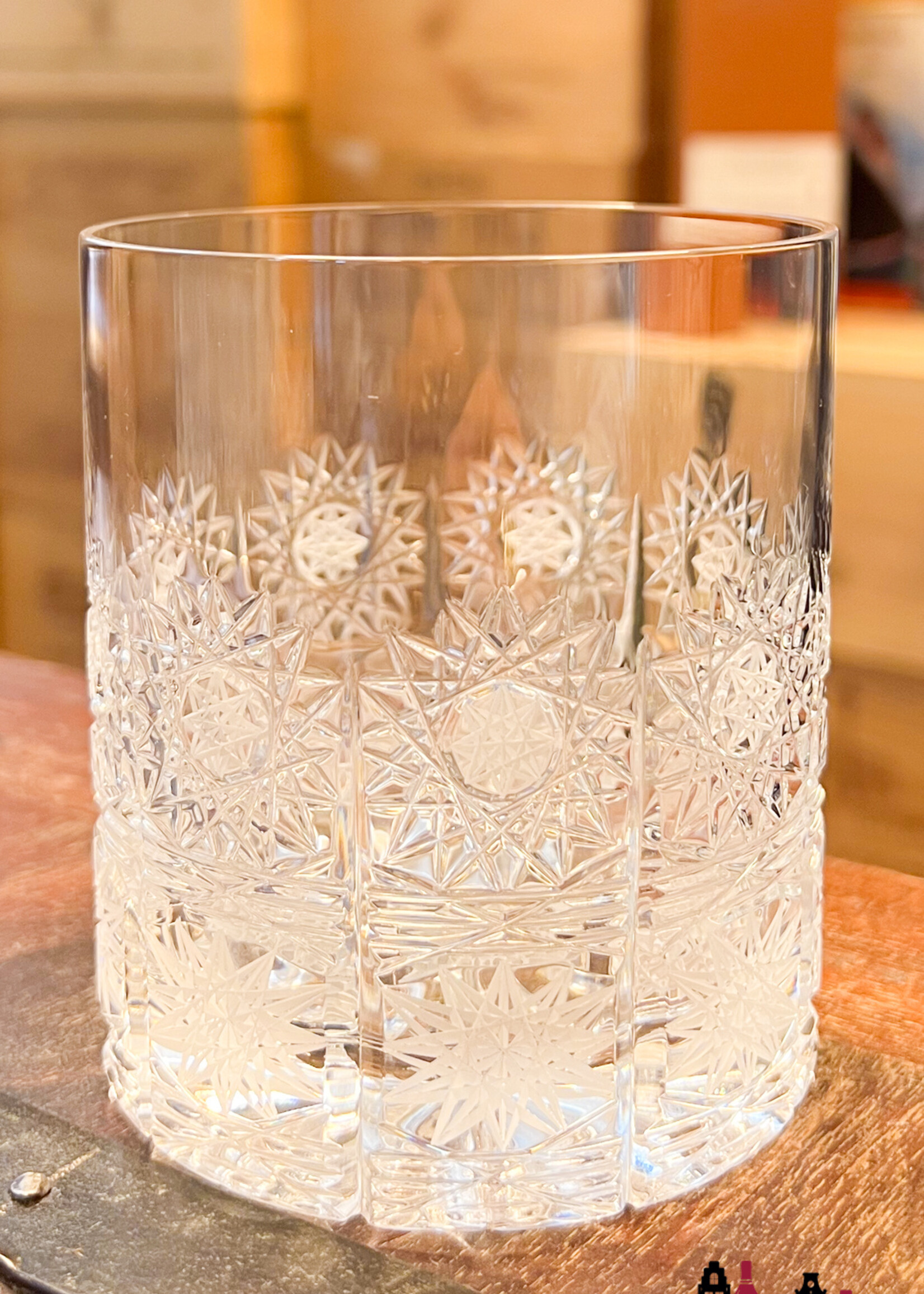 Whisky glass Luxury Crystal whisky and whiskey glasses - set of 6 glasses (Handmade and hand cut)