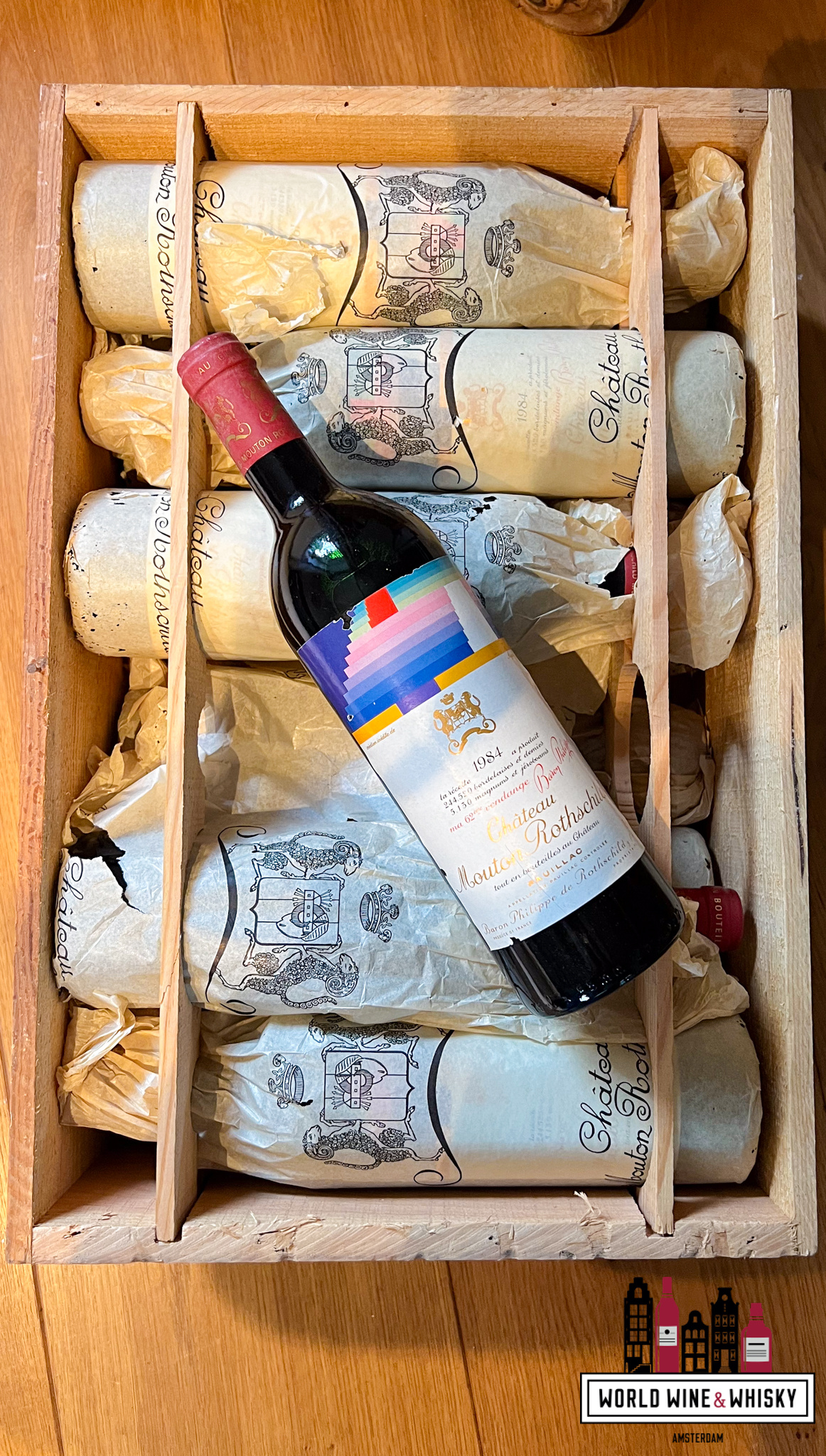 Chateau Mouton Rothschild 1984 (12-bottles OWC): World Wine Chateau Mouton Rothschild 1984 (12-bottles OWC): World Wine