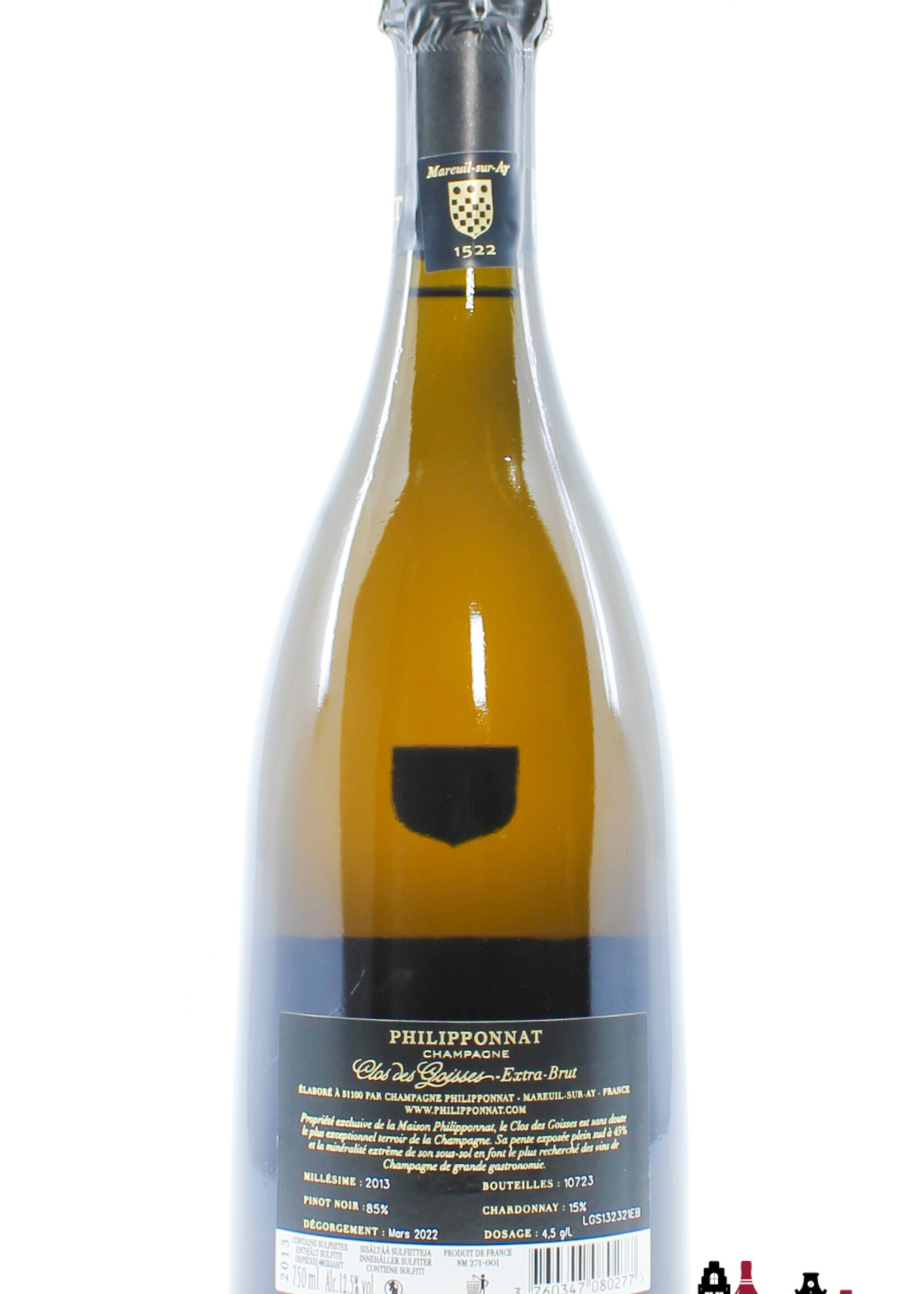 Philipponnat Philipponnat Champagne Aoc Extra Brut 'Clos des Goisses' 2013