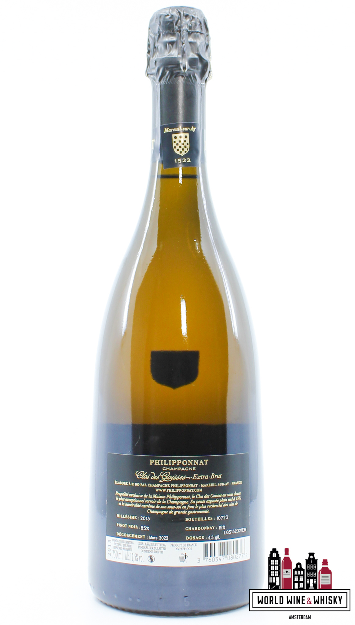 Philipponnat Philipponnat Champagne Aoc Extra Brut 'Clos des Goisses' 2013