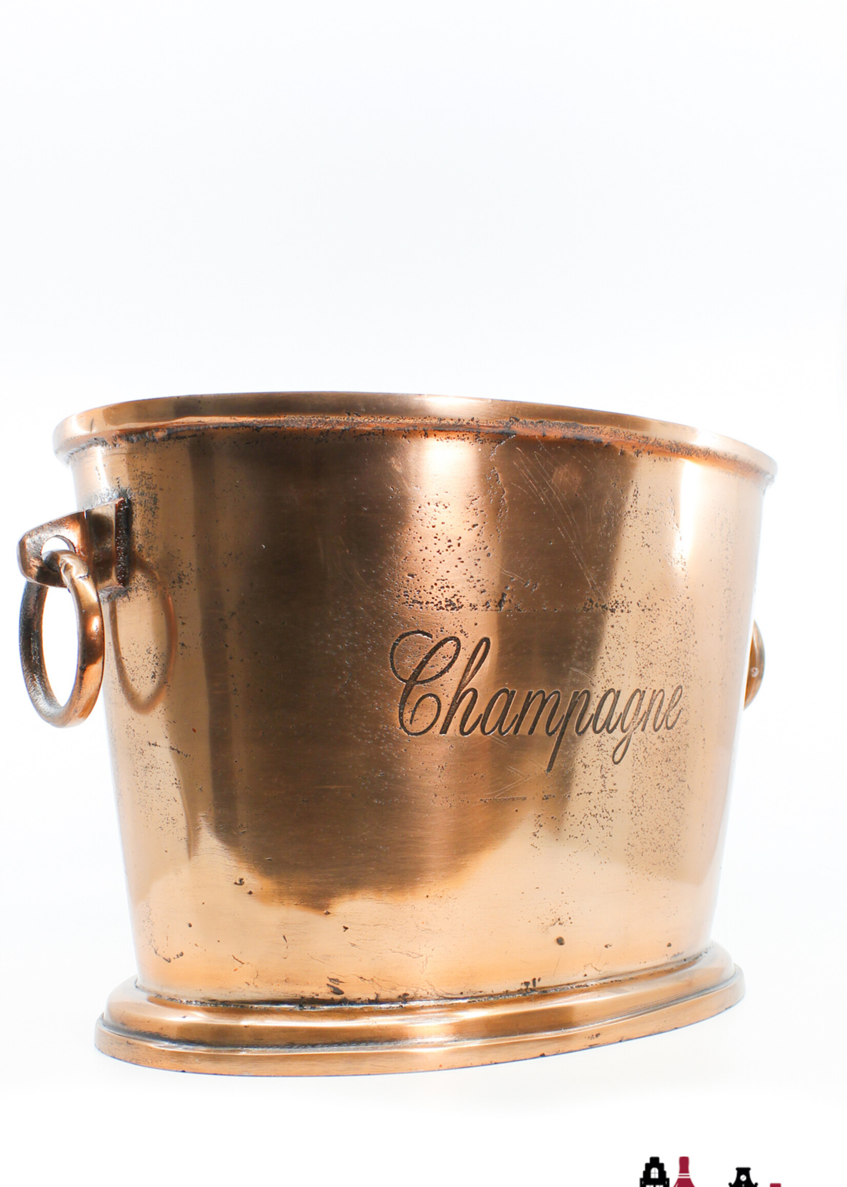 Champagne cooler Luxe bronzen Champagne koeler/cooler (voor 3/4 flessen)