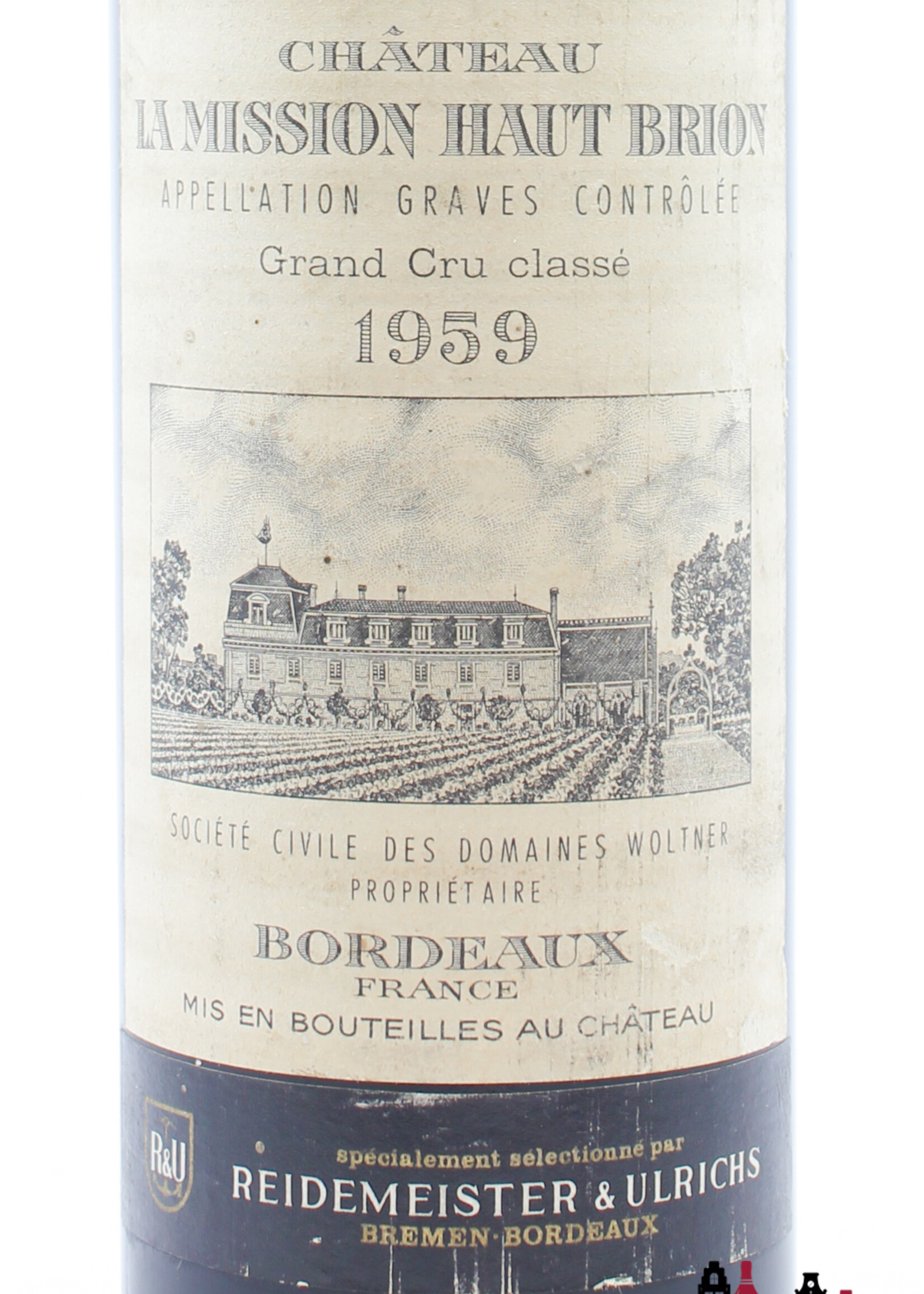 Chateau La Mission Haut-Brion Chateau La Mission Haut-Brion 1959 (100 Parker Points)