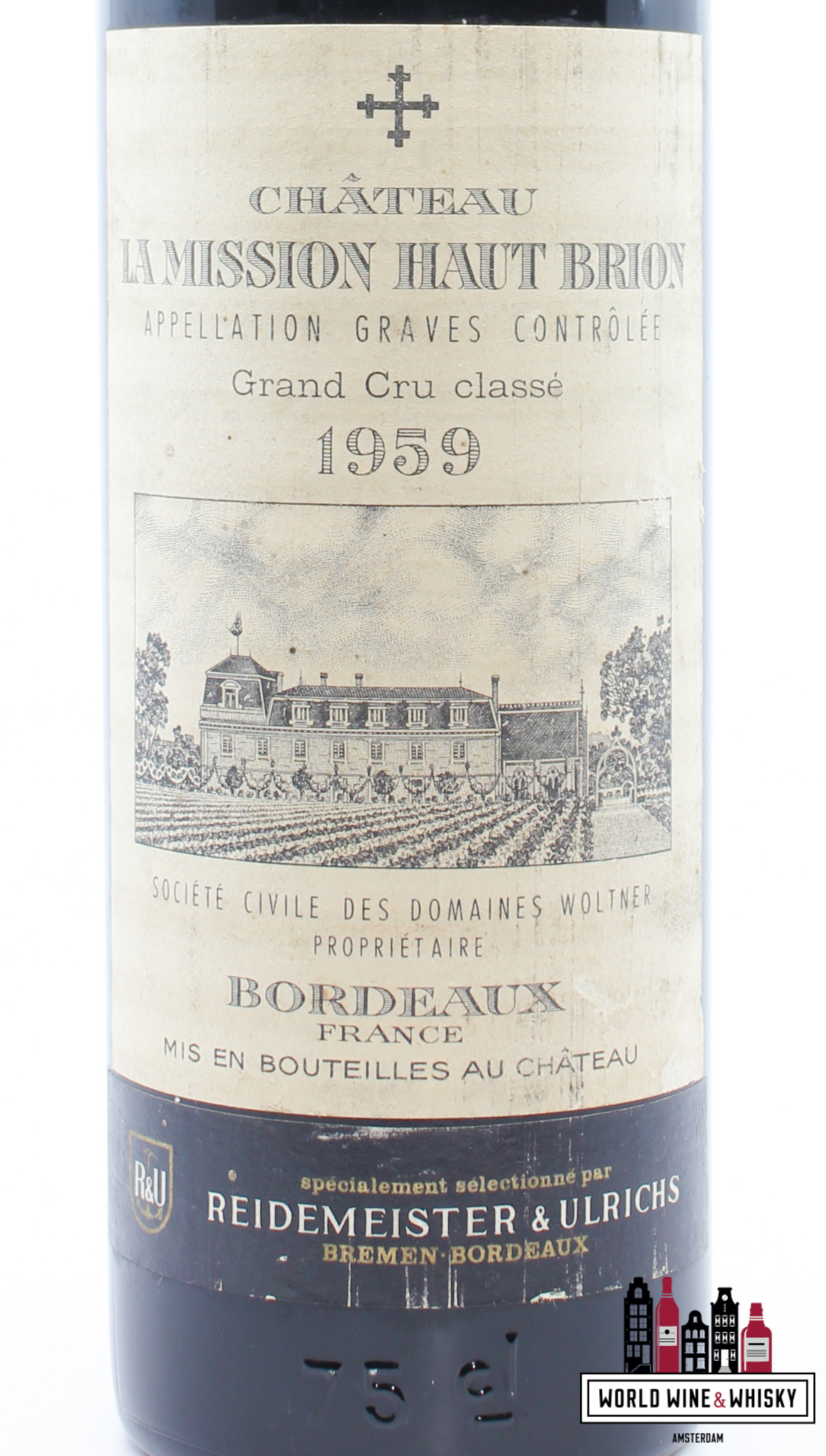 Chateau La Mission Haut-Brion Chateau La Mission Haut-Brion 1959 (100 Parker Points)