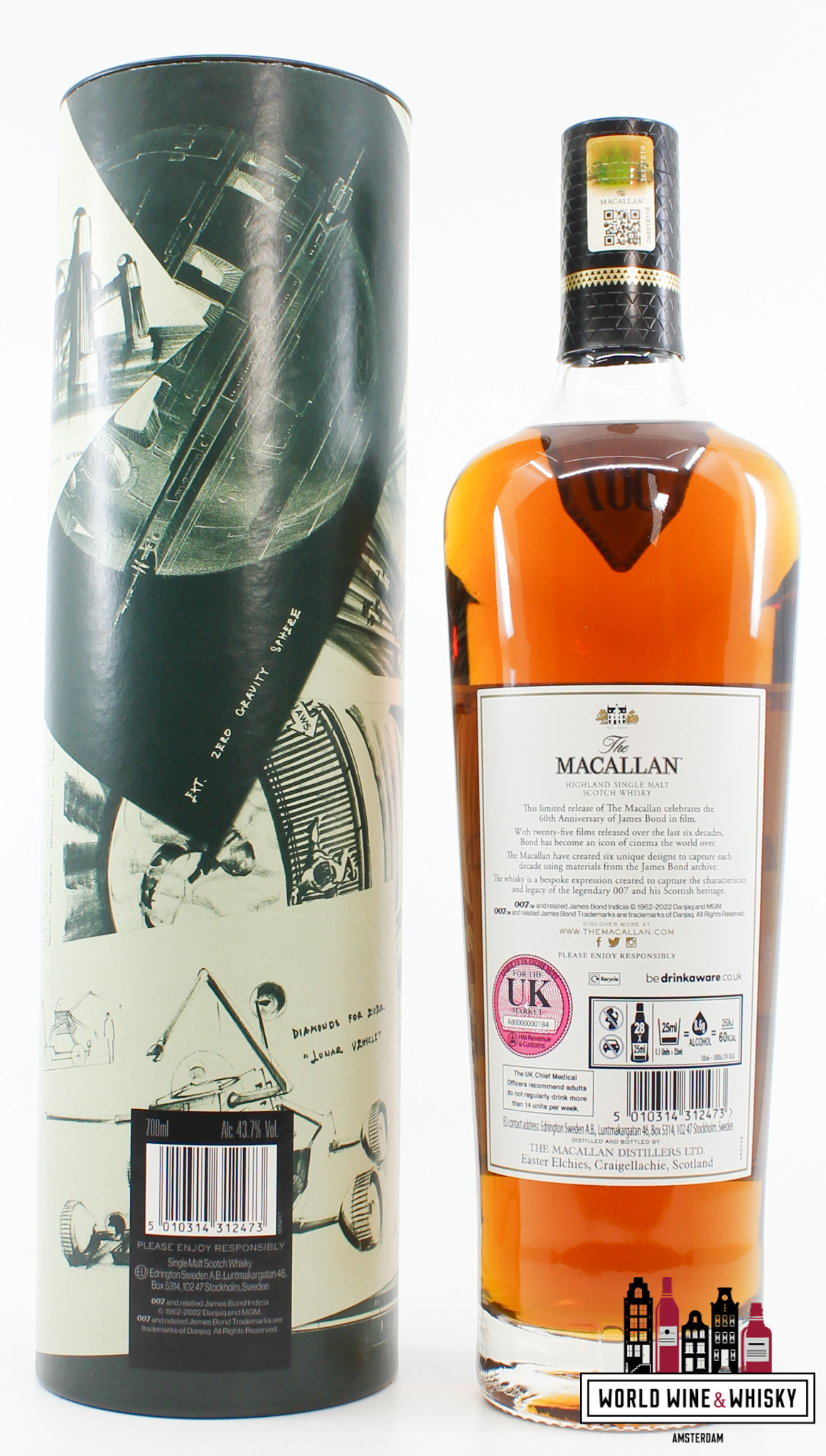 Macallan Macallan 2022 - James Bond 60th Anniversary Release - Decade II (2) 43.7%