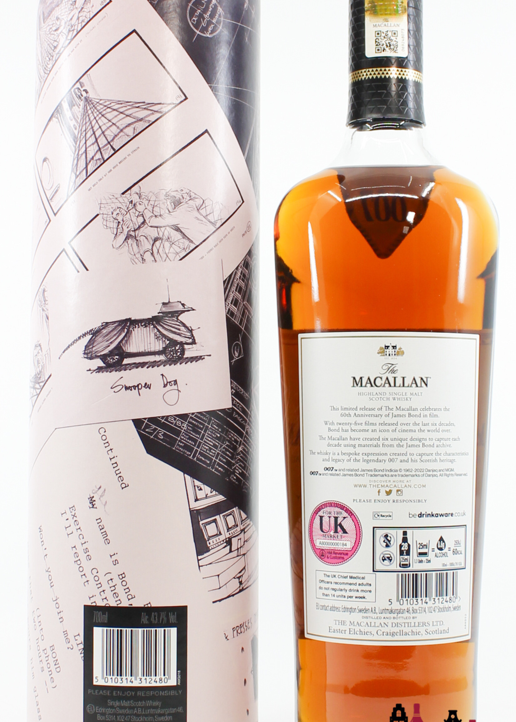 The Macallan Macallan 2022 - James Bond 60th Anniversary Release - Decade III (3) 43.7%