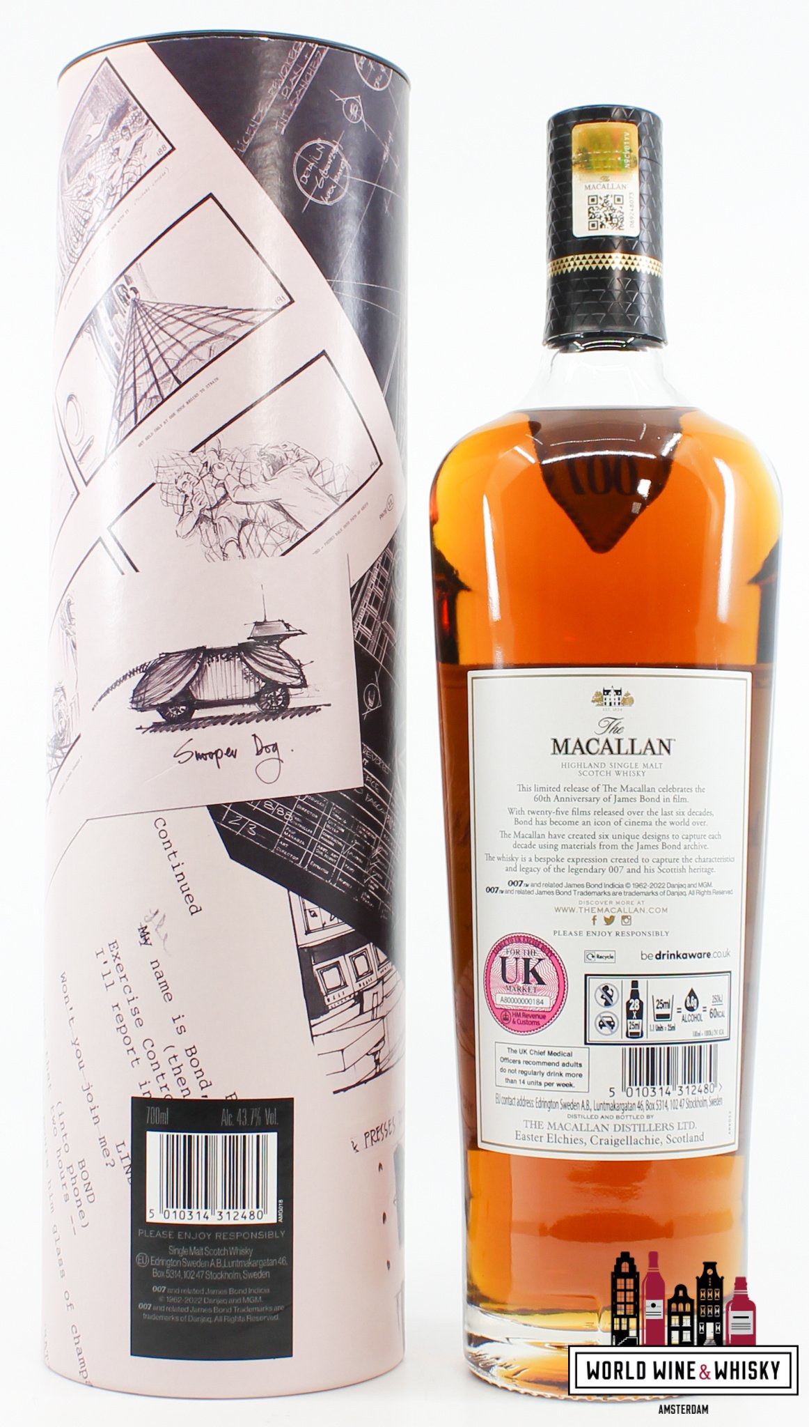 Macallan Macallan 2022 - James Bond 60th Anniversary Release - Decade III (3) 43.7%