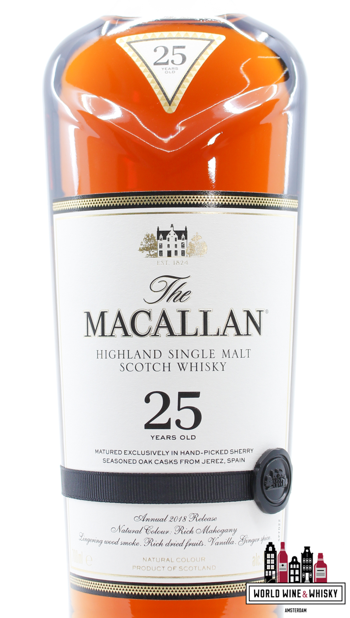 The Macallan Macallan 25 Years Old - Sherry Casks - Annual 2018 Release 43%