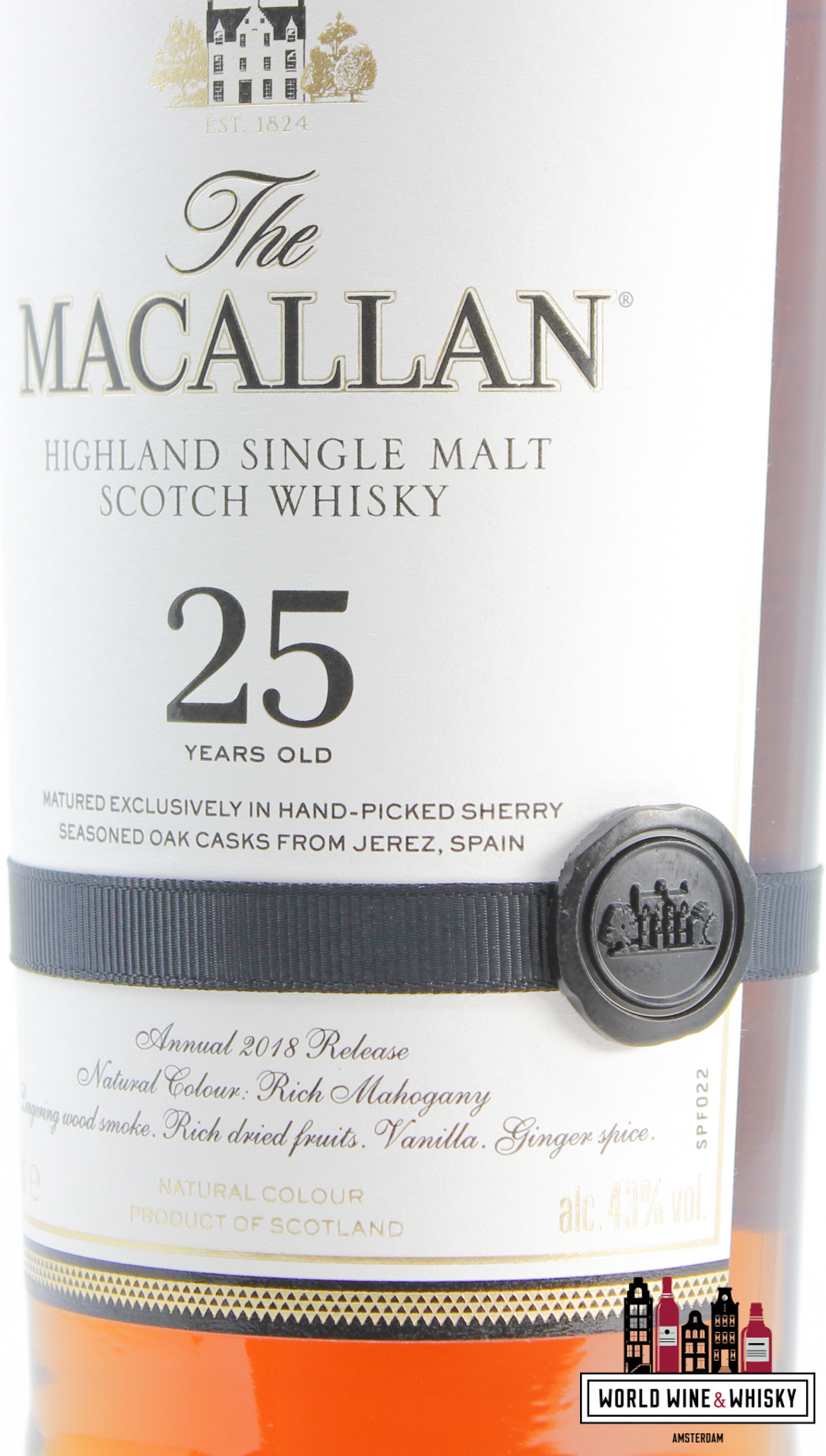 The Macallan Macallan 25 Years Old - Sherry Casks - Annual 2018 Release 43%