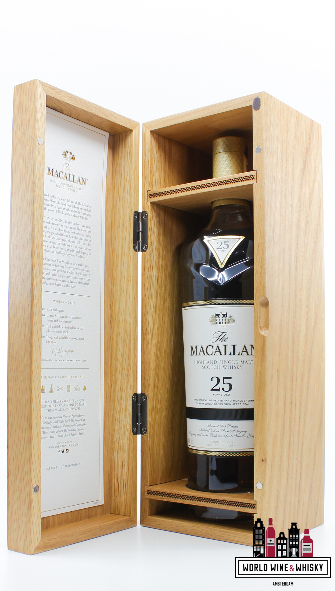 The Macallan Macallan 25 Years Old - Sherry Casks - Annual 2018 Release 43%