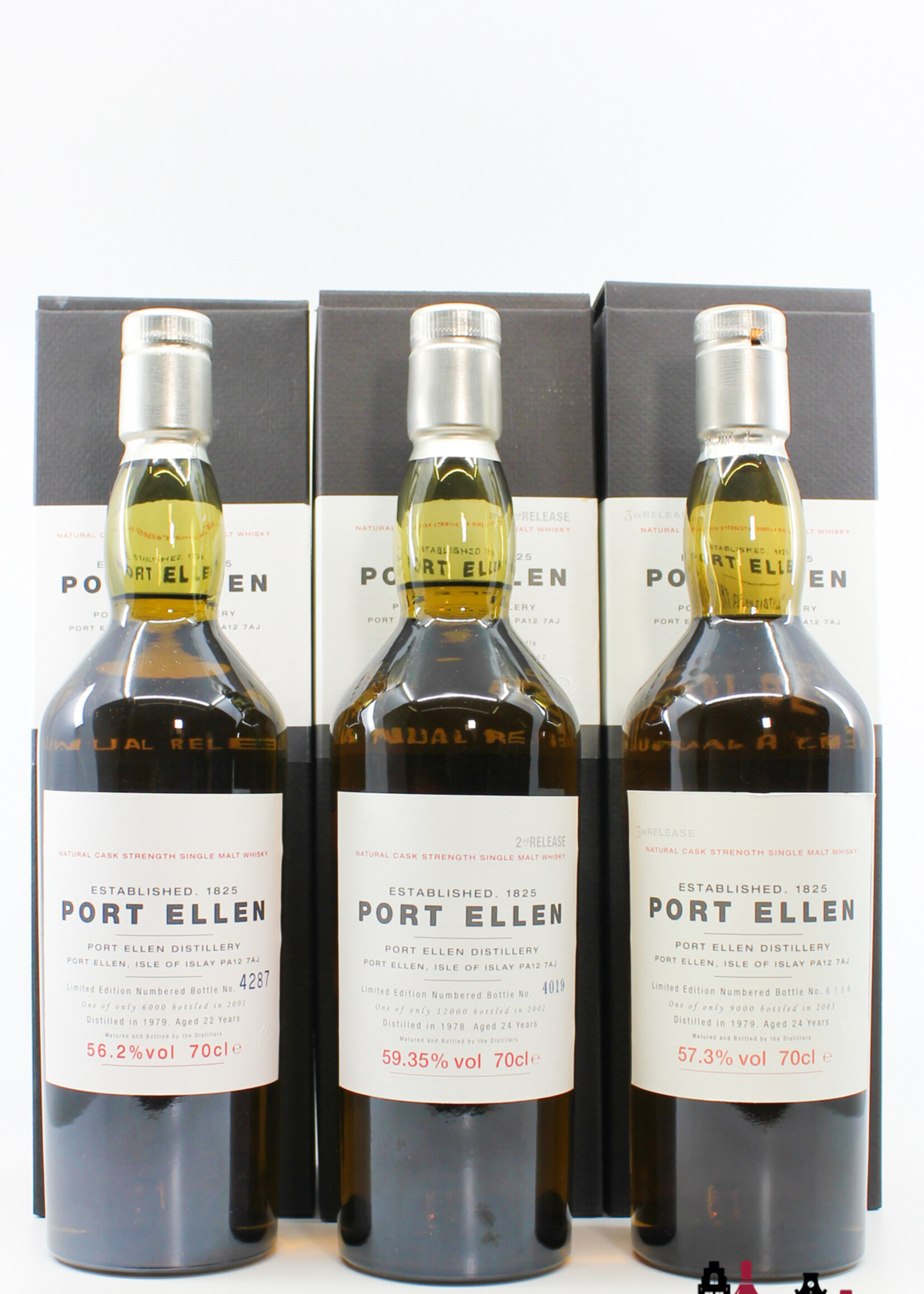 Port Ellen Port Ellen - Diageo Special Releases 2001-2017 - Full set of 17 bottles
