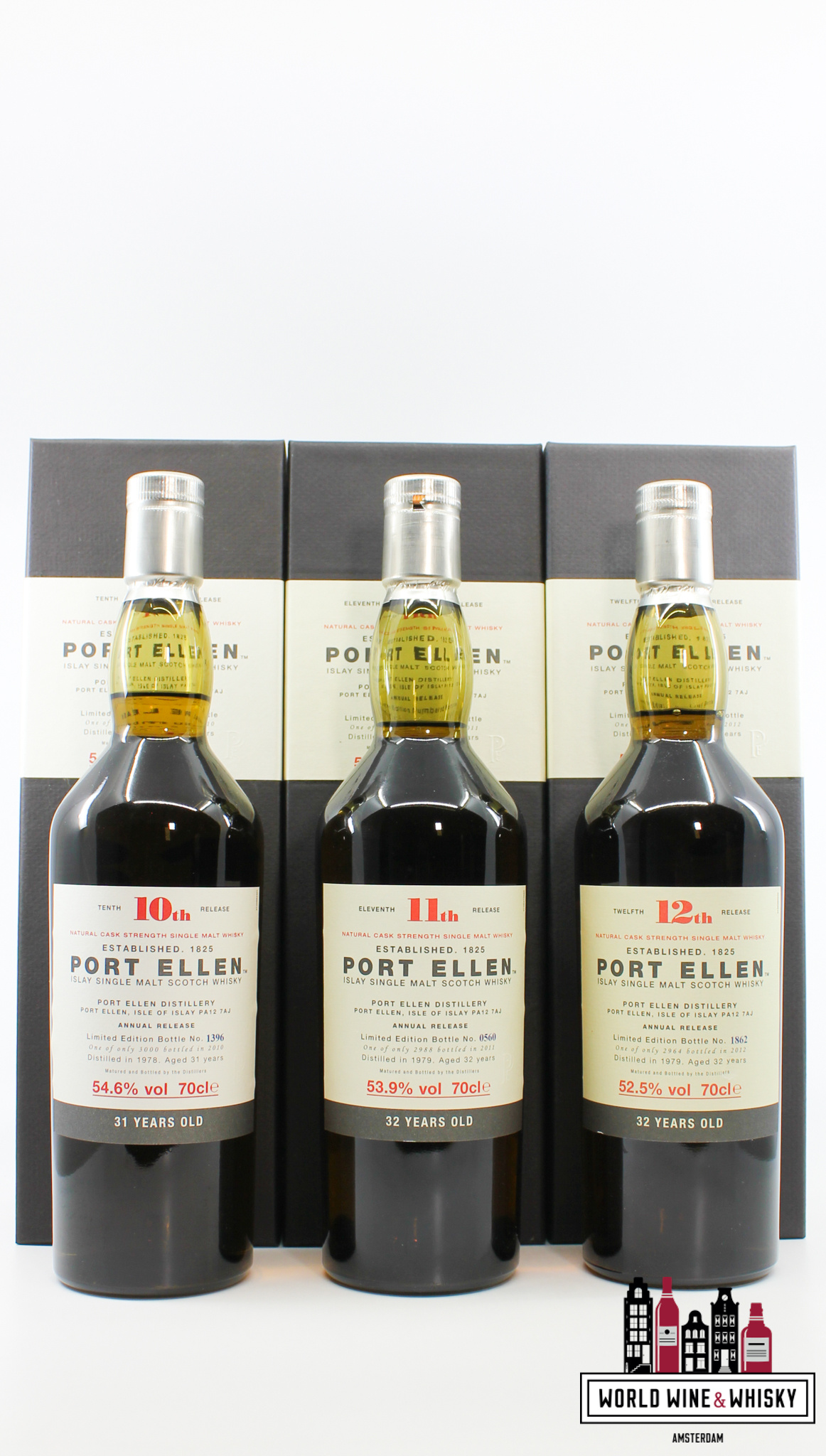 Port Ellen Port Ellen - Diageo Special Releases 2001-2017 - Full set of 17 bottles