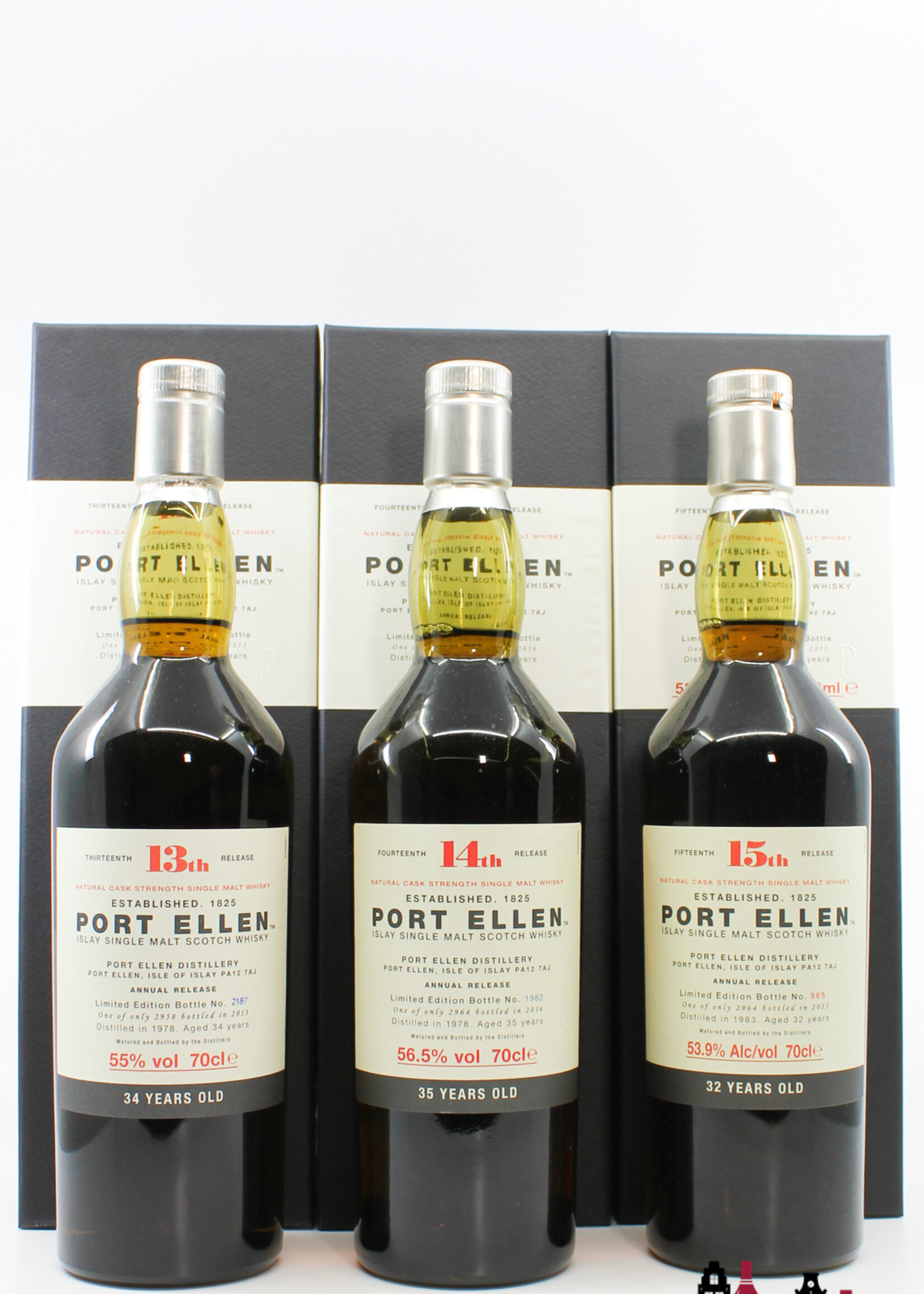 Port Ellen Port Ellen - Diageo Special Releases 2001-2017 - Full set of 17 bottles