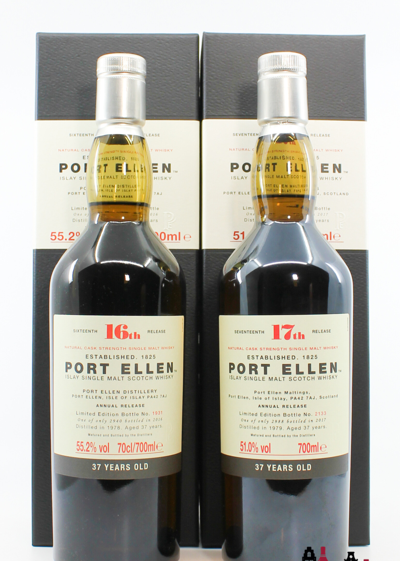 Port Ellen Port Ellen - Diageo Special Releases 2001-2017 - Full set of 17 bottles