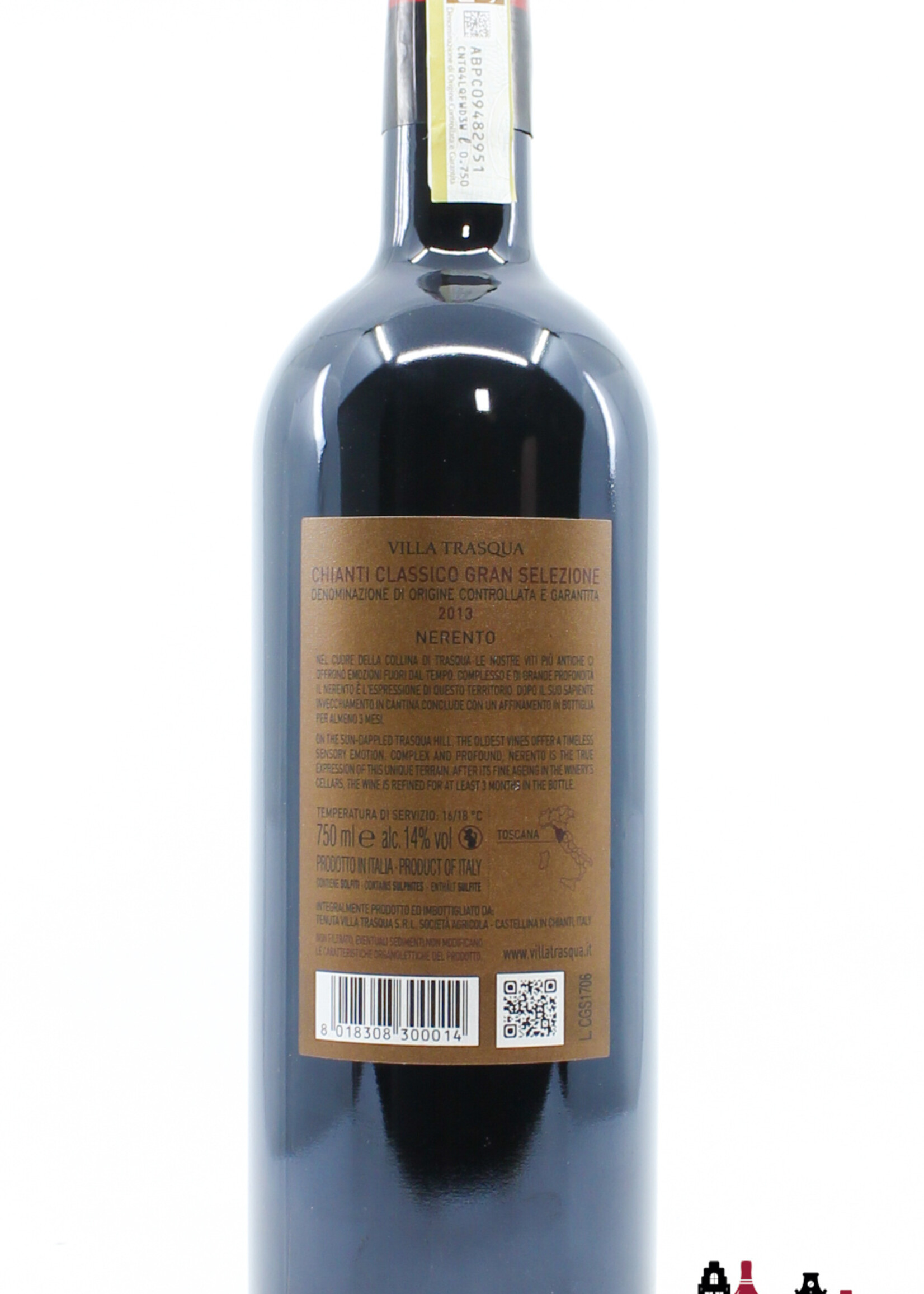 Villa Trasqua Villa Trasqua Nerento Chianti Classico Gran Selezione 2013