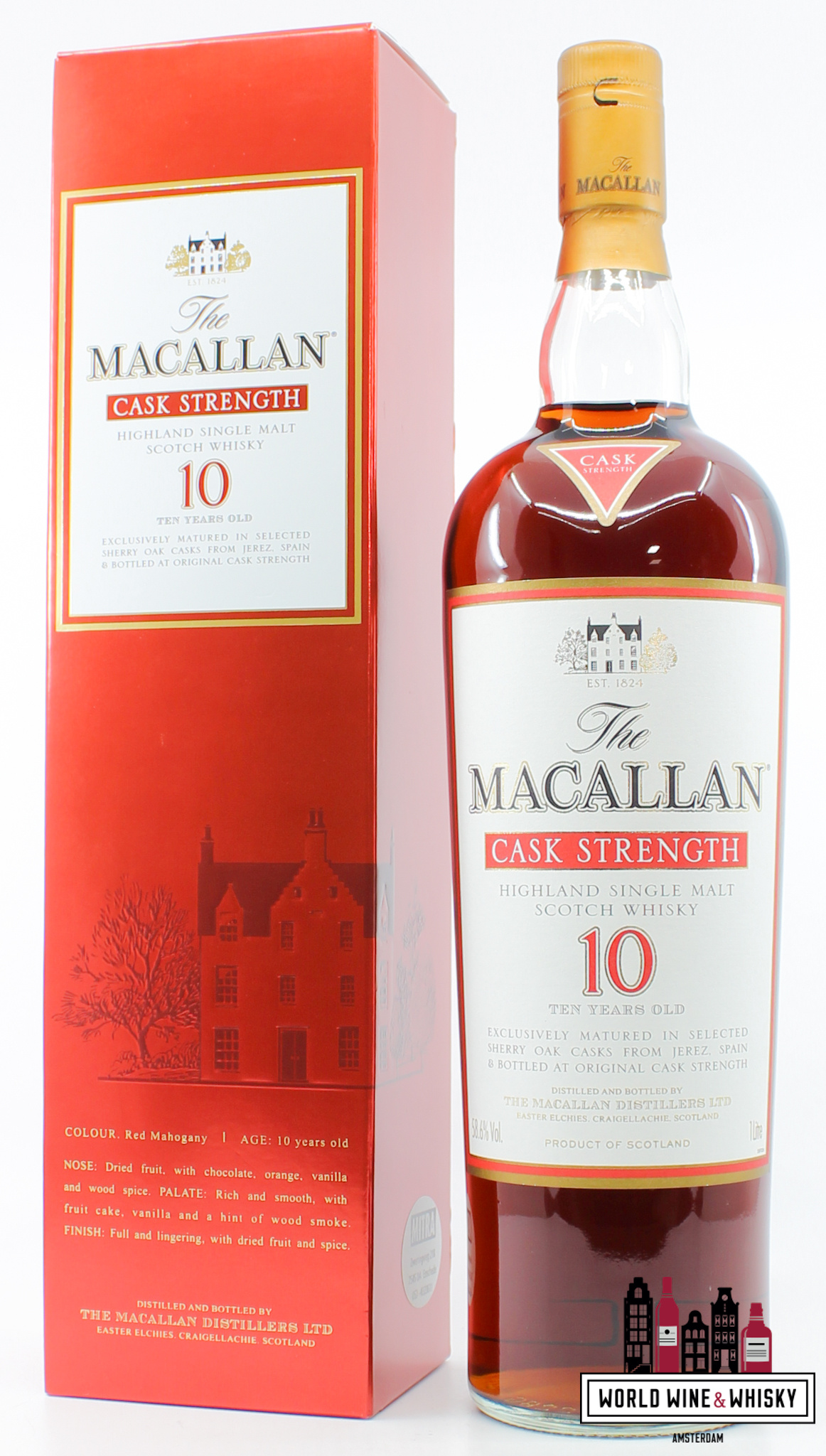 Macallan Macallan 10 Years Old - Cask Strength 58.6% (1 liter)