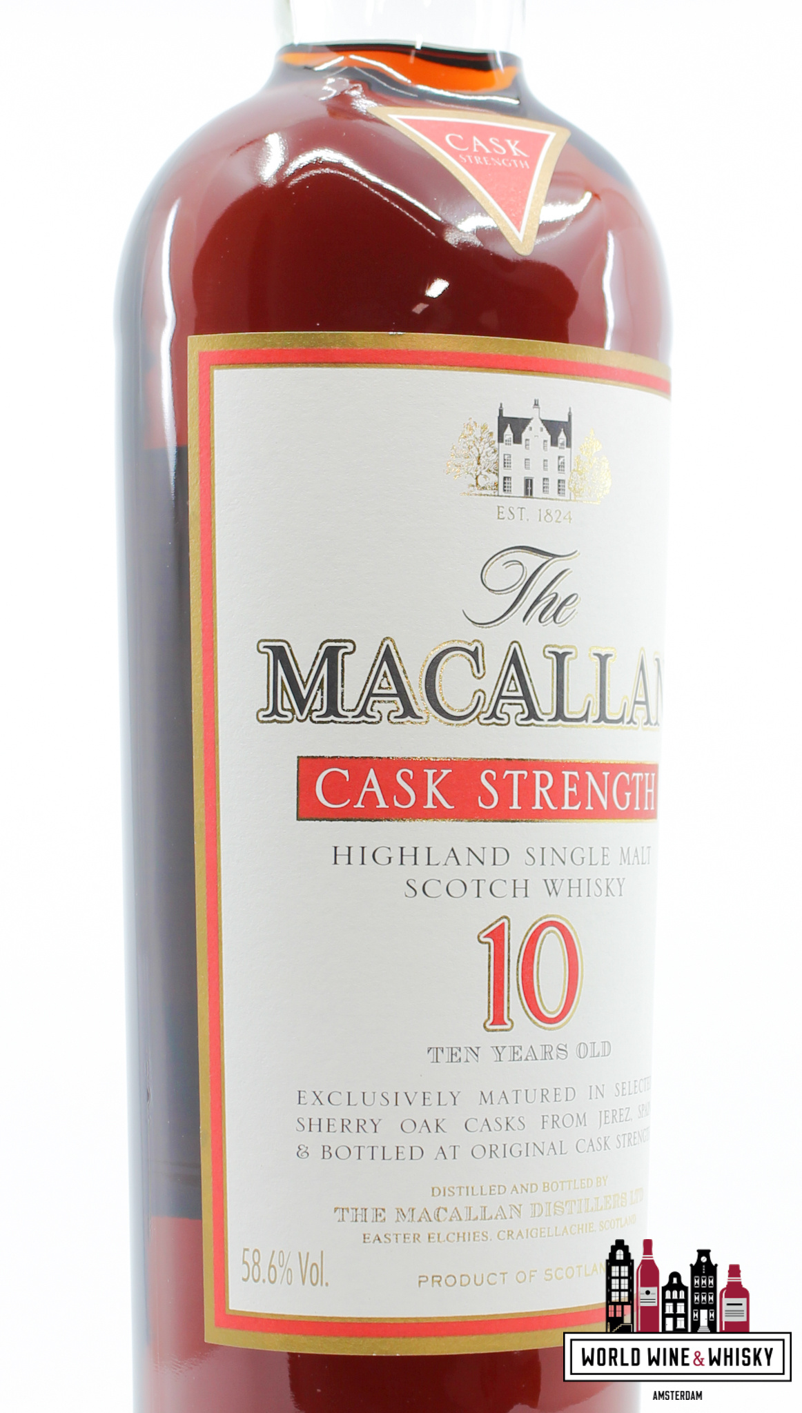 Macallan Macallan 10 Years Old - Cask Strength 58.6% (1 liter)