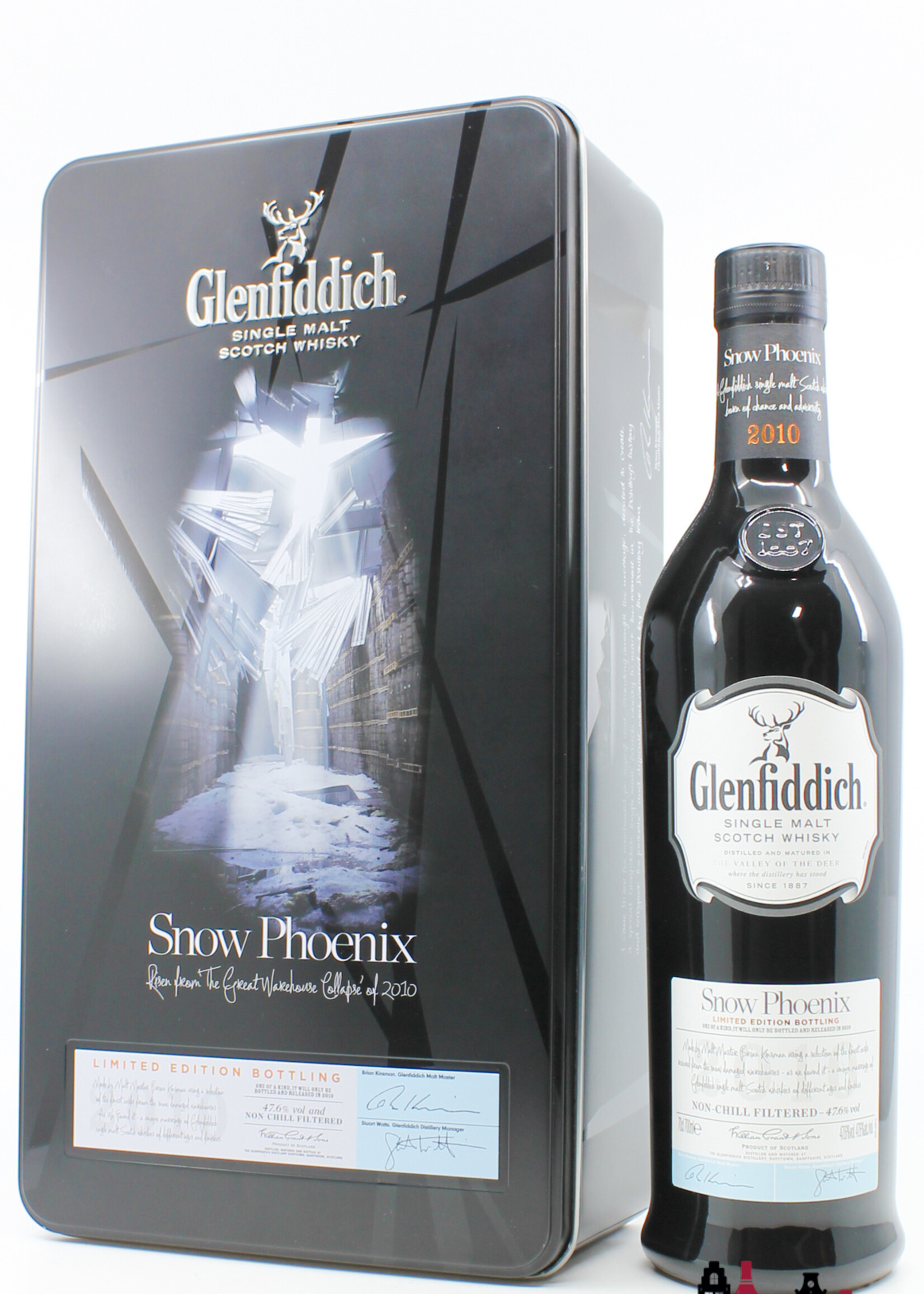 Glenfiddich Glenfiddich 2010 - Snow Phoenix - Limited Edition Bottling 47.6% (1 of 12.000)