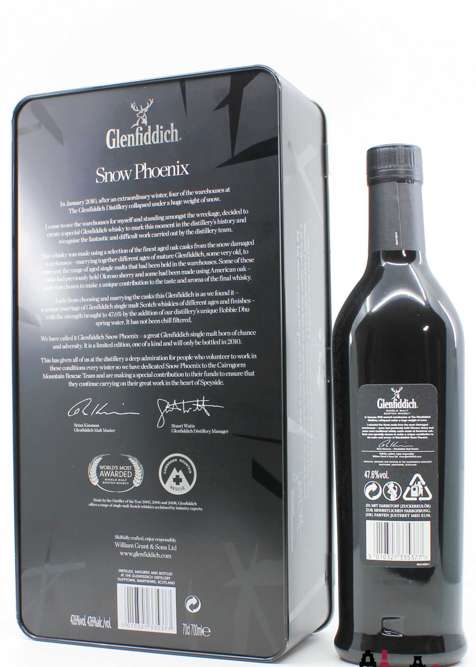 Glenfiddich Glenfiddich 2010 - Snow Phoenix - Limited Edition Bottling 47.6% (1 of 12.000)