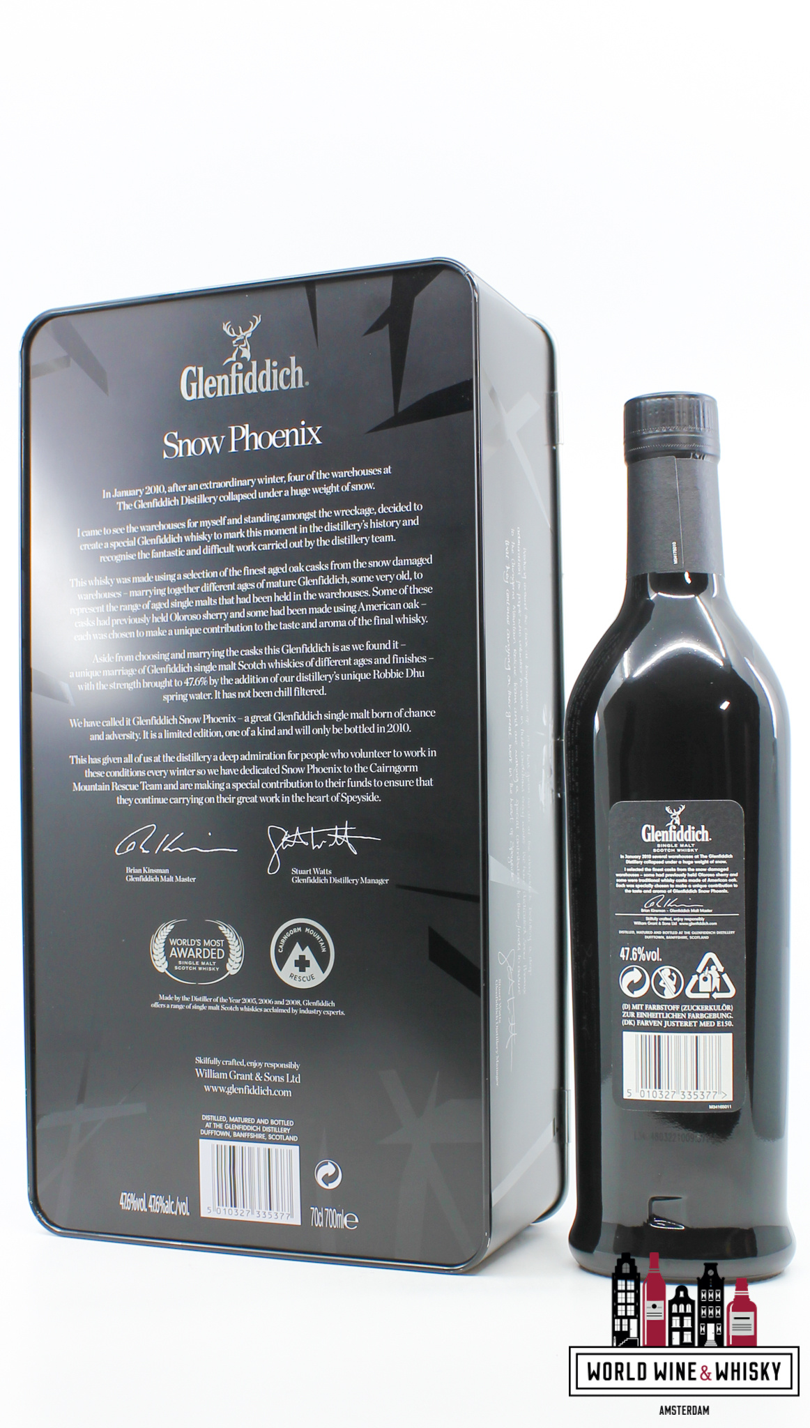 Glenfiddich Glenfiddich 2010 - Snow Phoenix - Limited Edition Bottling 47.6% (1 of 12.000)