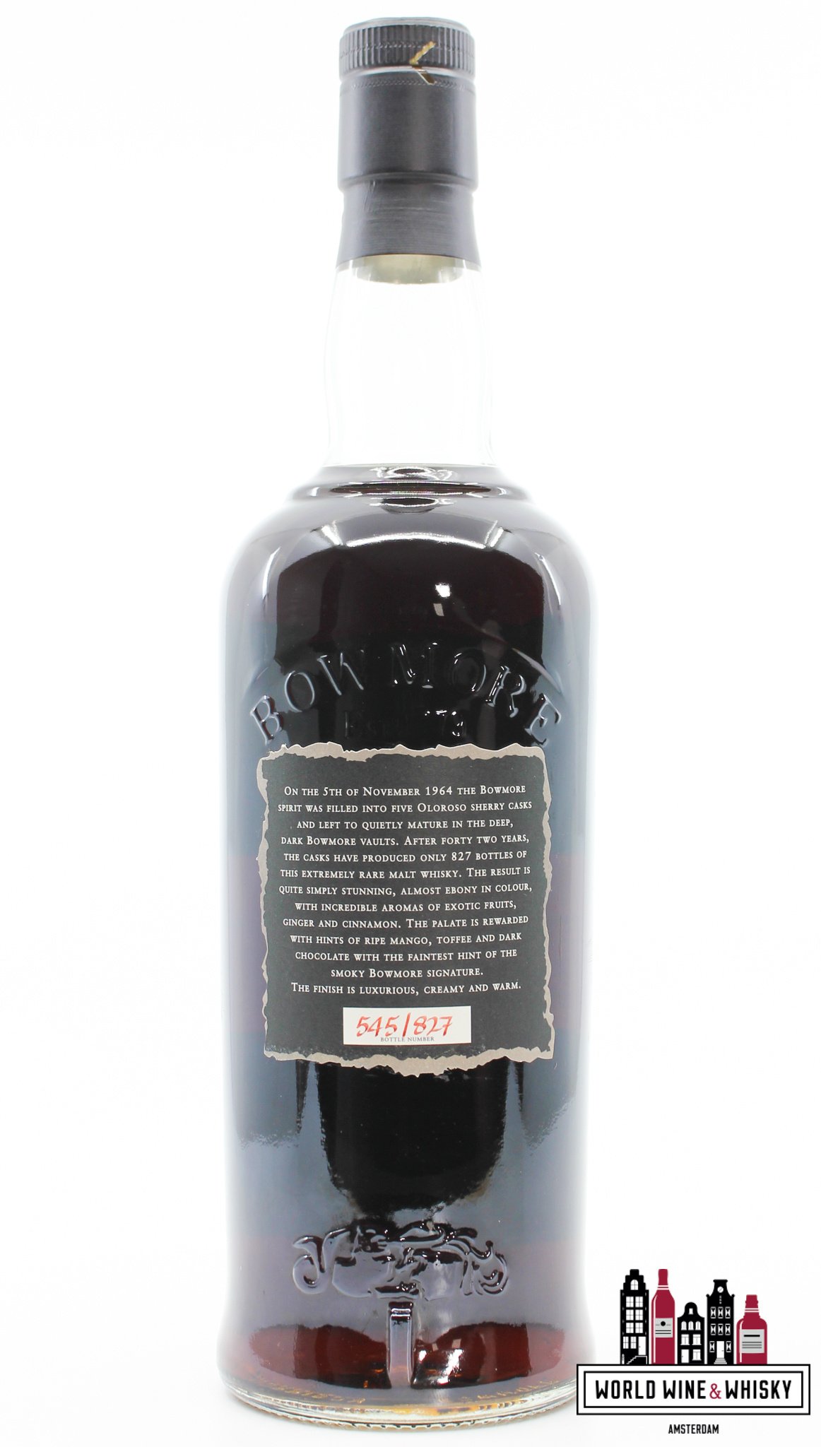 Bowmore Bowmore 42 Years Old 1964 2007 - Black Bowmore - The Trilogy 40.5% (1 of 827)