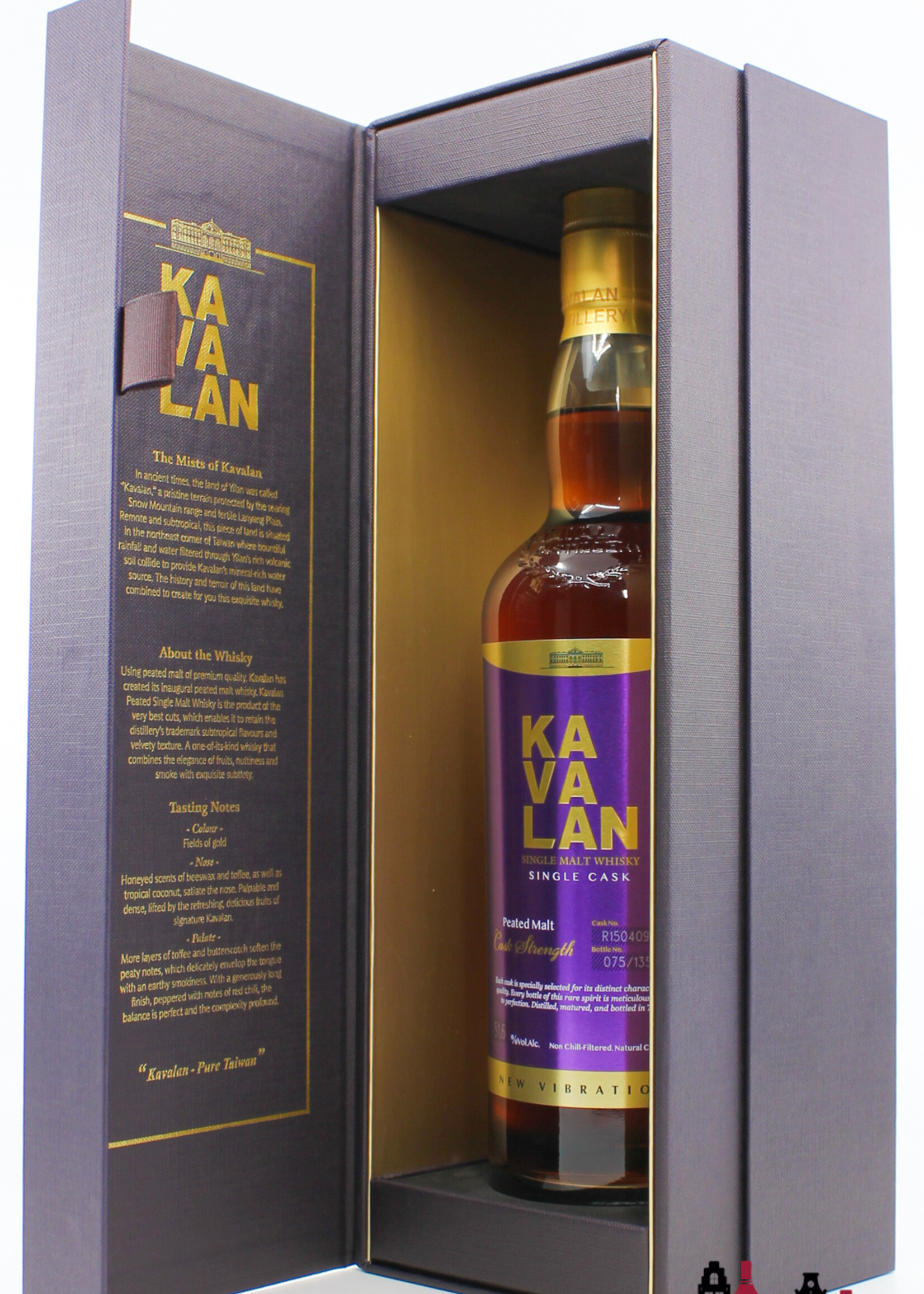 Kavalan Kavalan 2015 2023 - Solist - New Vibrations - Peated Malt - Cask R150409037A 51.6% (1 of 135)