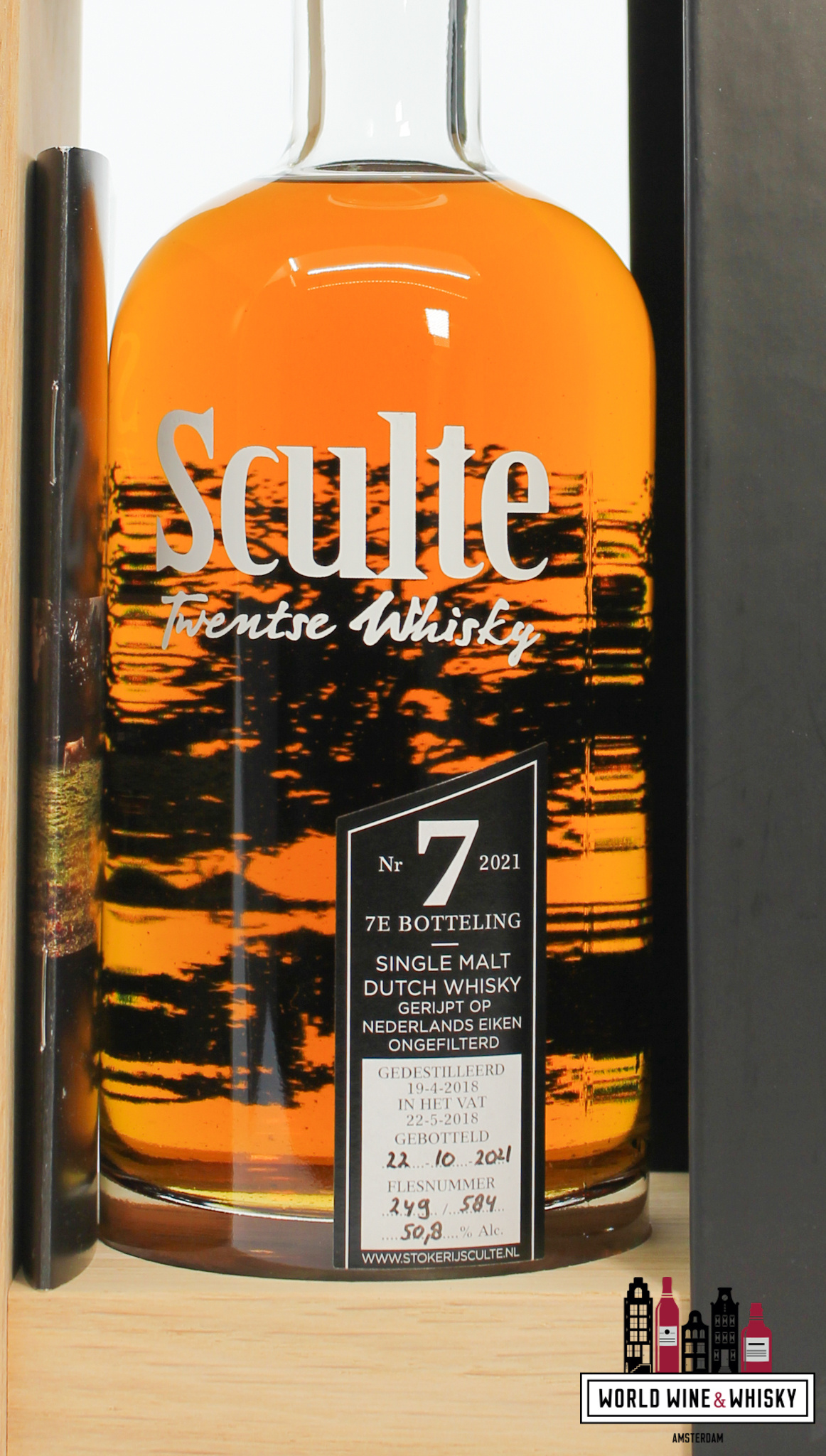 Sculte Sculte 3 Years Old 2018 2021 - 7e Bottling - Single Malt Dutch Whisky 50.8% (1 of 584)