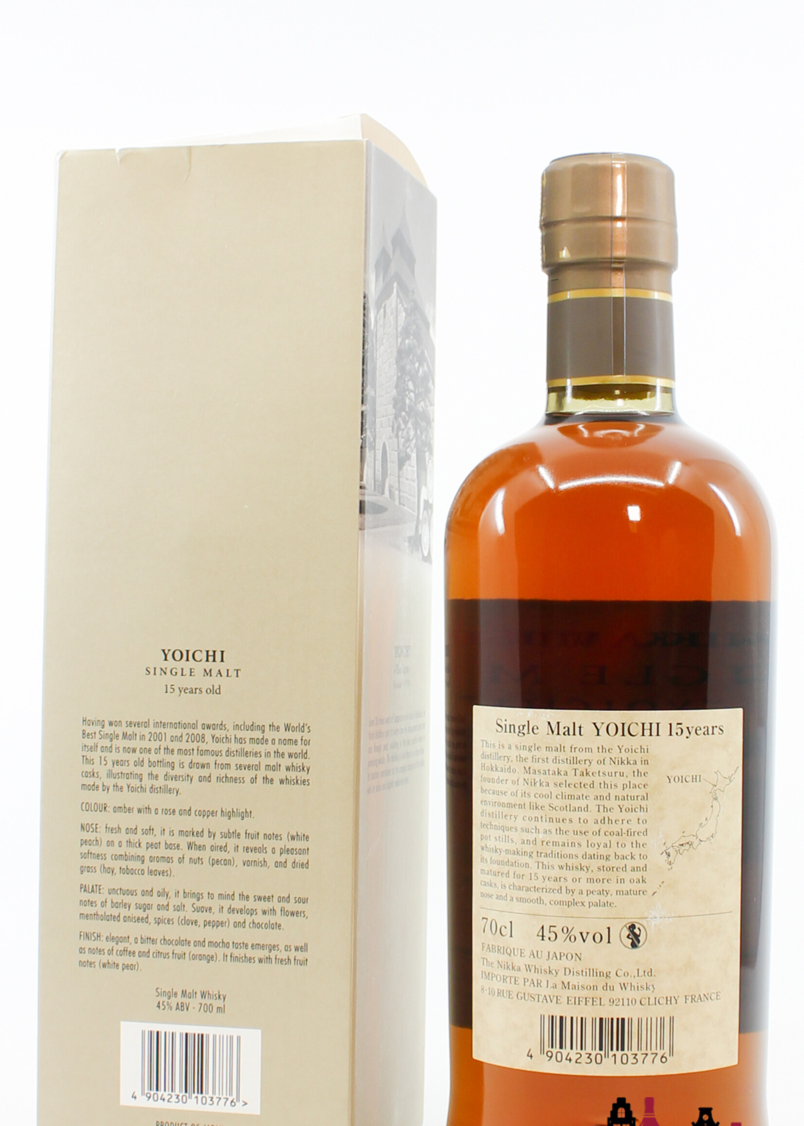 Yoichi Yoichi 15 Years Old - Single Malt - Nikka Whisky 45%