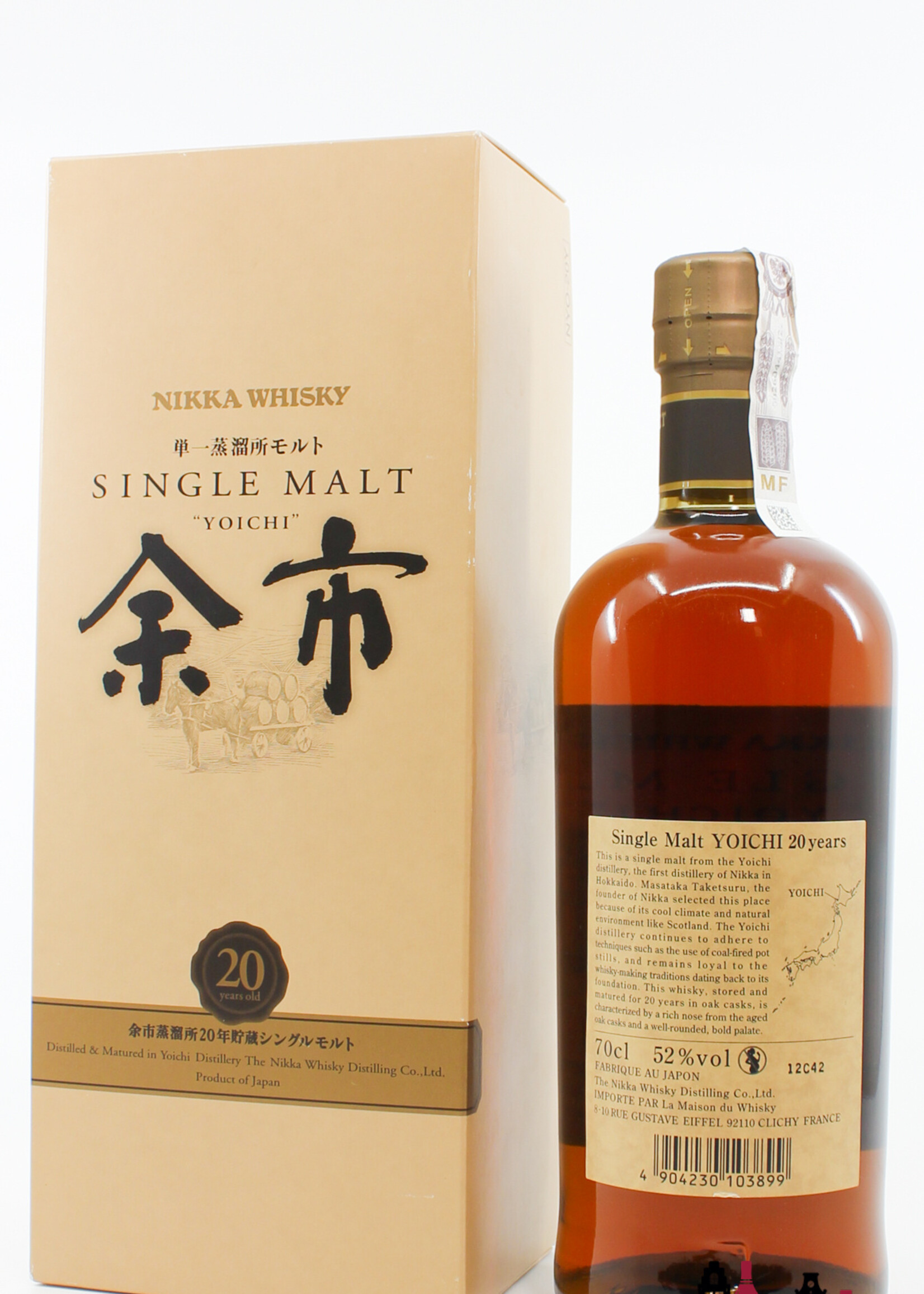Yoichi Yoichi 20 Years Old - Single Malt - Nikka Whisky 52%