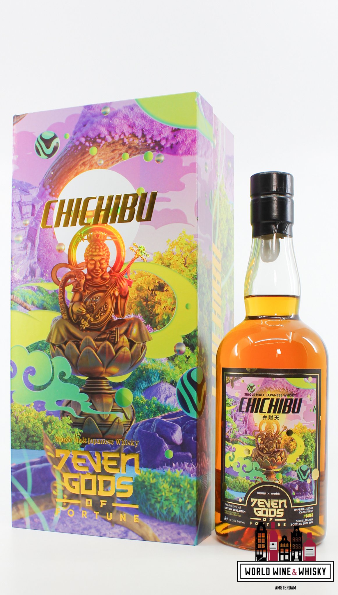 Chichibu Chichibu 6 Years Old 2016 2023 - Cask 14161 - 7EVEN Gods of Fortune 62.4% (1 of 249)