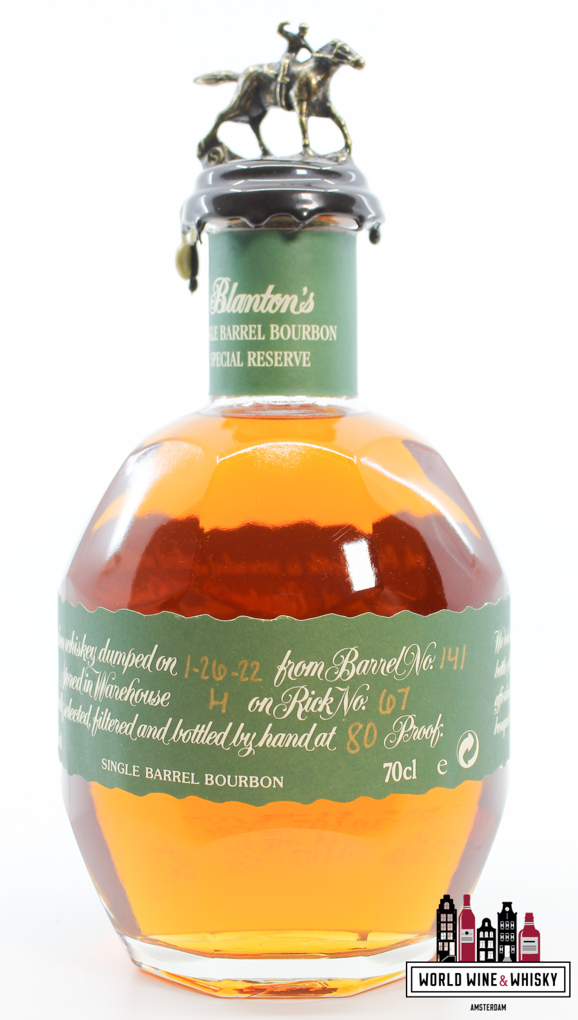 Blanton's Blanton's 2022 - Single Barrel Bourbon - Special Reserve - Barrel 141 40% (green label)