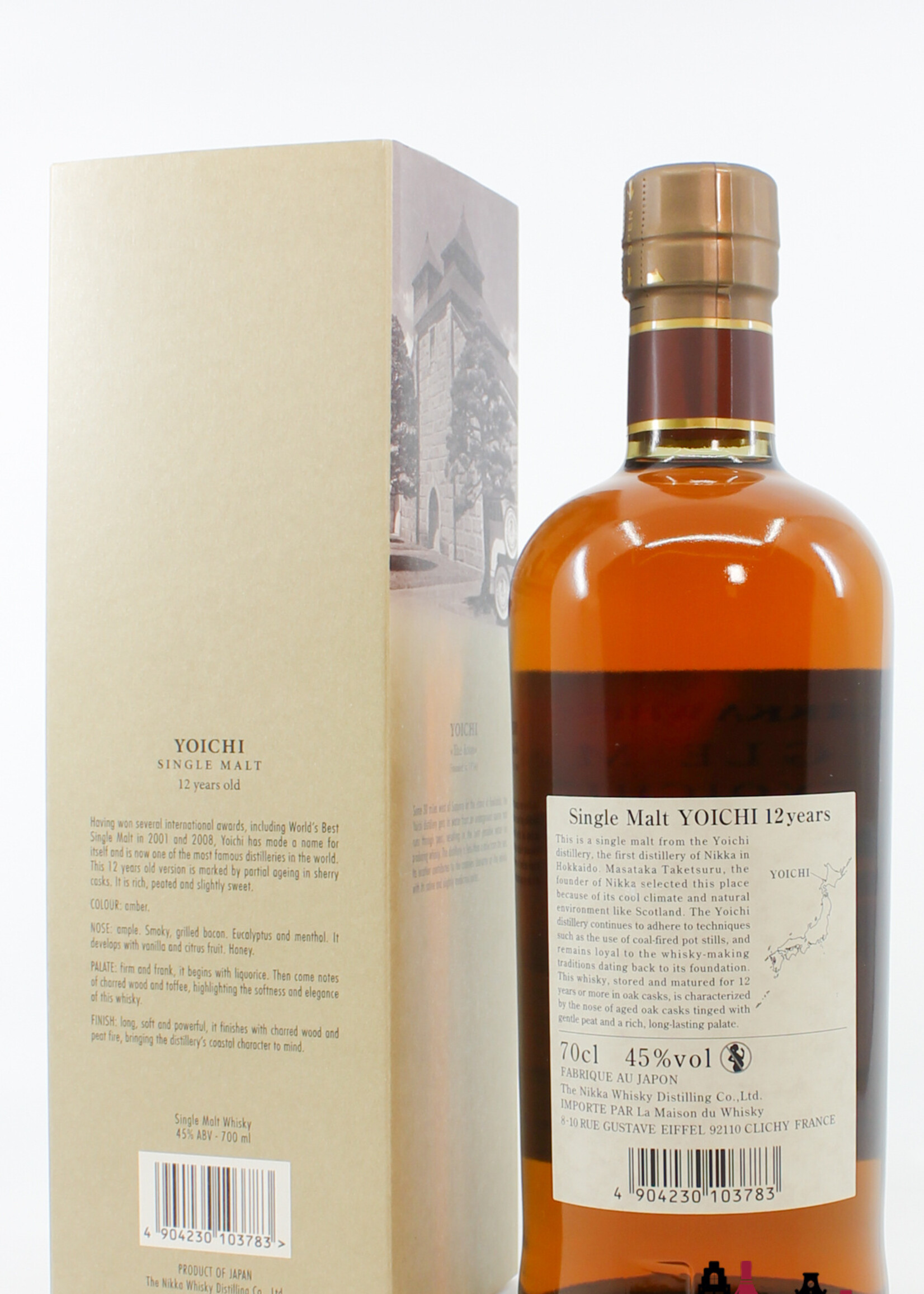 Yoichi Yoichi 12 Years Old - Single Malt - Nikka Whisky 45%