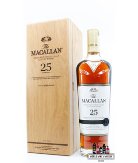 Macallan Macallan 25 Years Old 2019 - Sherry Oak Casks - Annual 2019 Release 43% (in luxury wooden case)