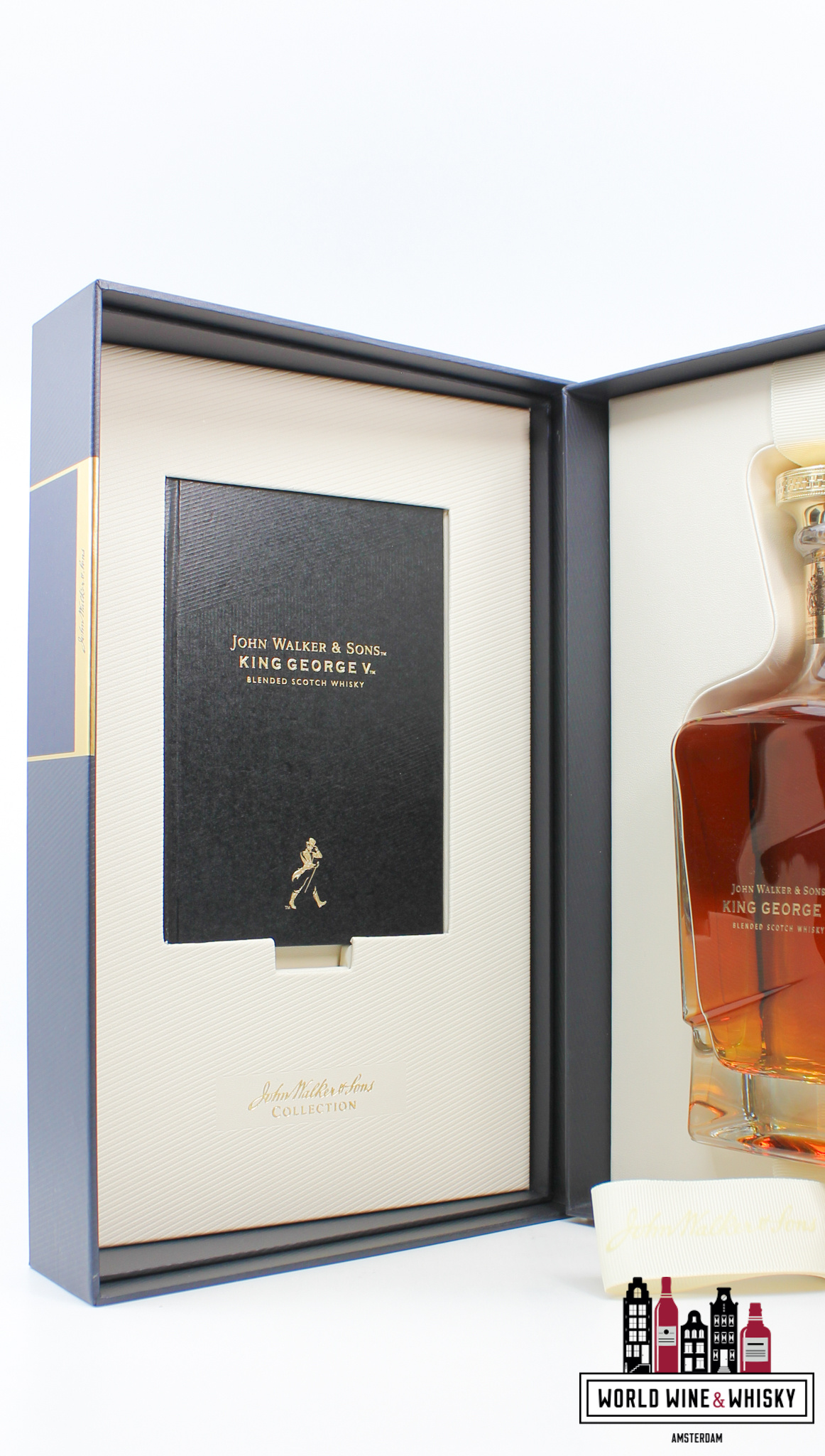 John Walker & Sons King George V 43% (in luxury case John Walker & Sons King George V 43% (in luxury case
