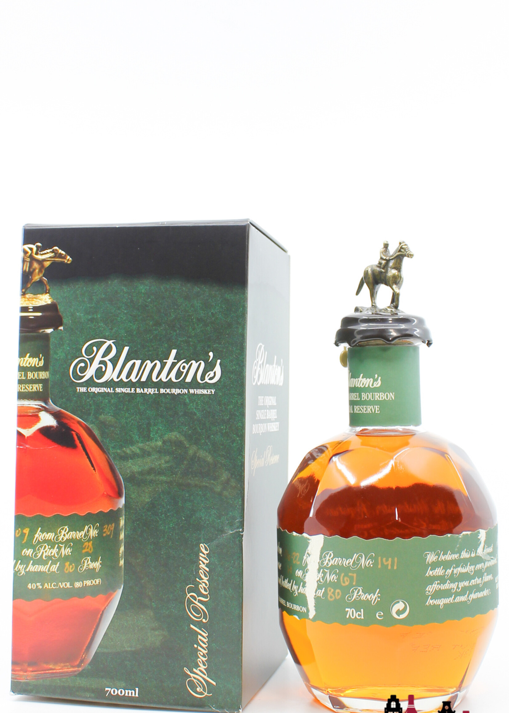Blanton's Blanton's 2022 - Single Barrel Bourbon - Special Reserve - Barrel 141 40% (green label) - damaged label