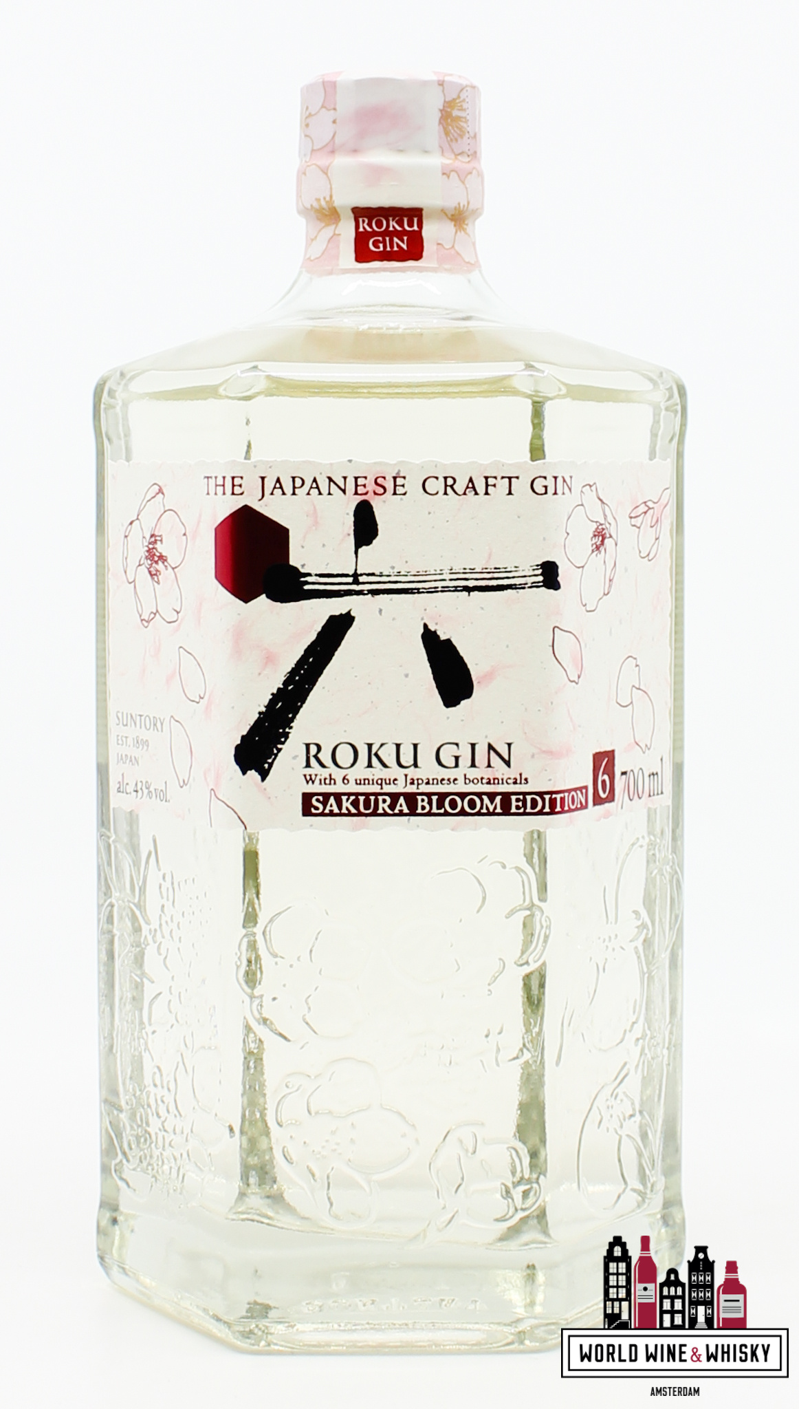 Roku Gin - Sakura Bloom Edition 6 - The Seasonal Festival Collection -  World Wine u0026 Whisky