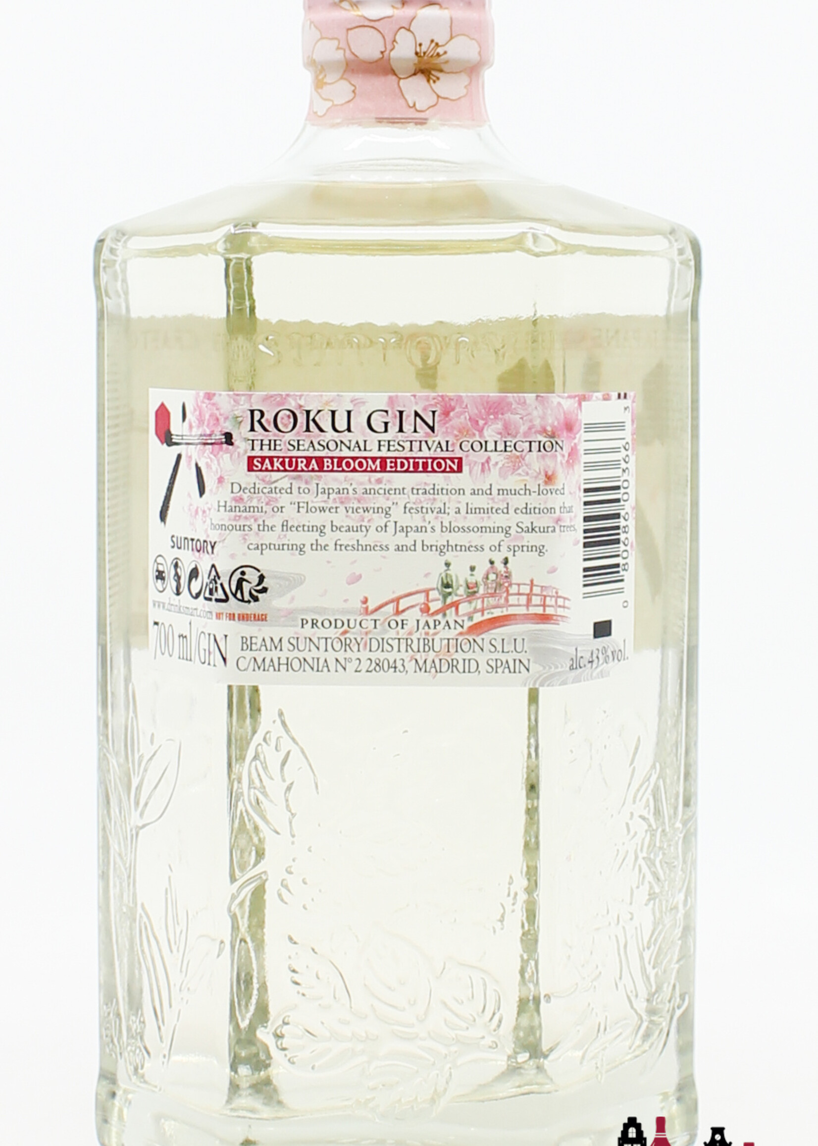 Roku Gin Roku Gin - Sakura Bloom Edition 6 - The Seasonal Festival Collection - The Japanese Craft Gin (Suntory) 43%