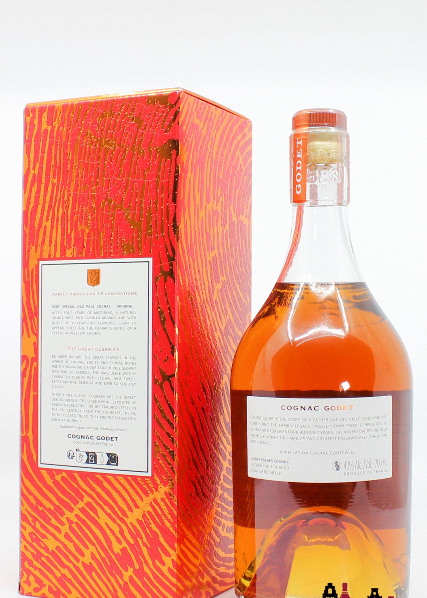 Godet Cognac Godet Cognac V.S.O.P. Original - The Great Classics 40%