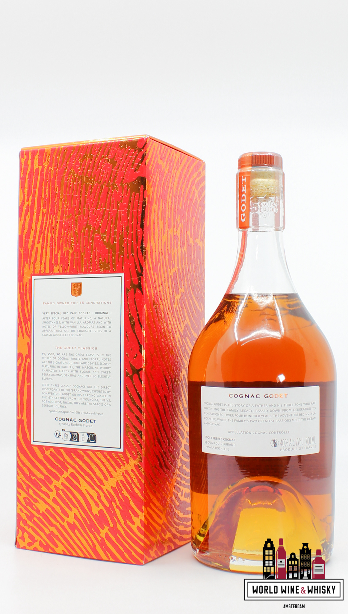 Godet Cognac Godet Cognac V.S.O.P. Original - The Great Classics 40%