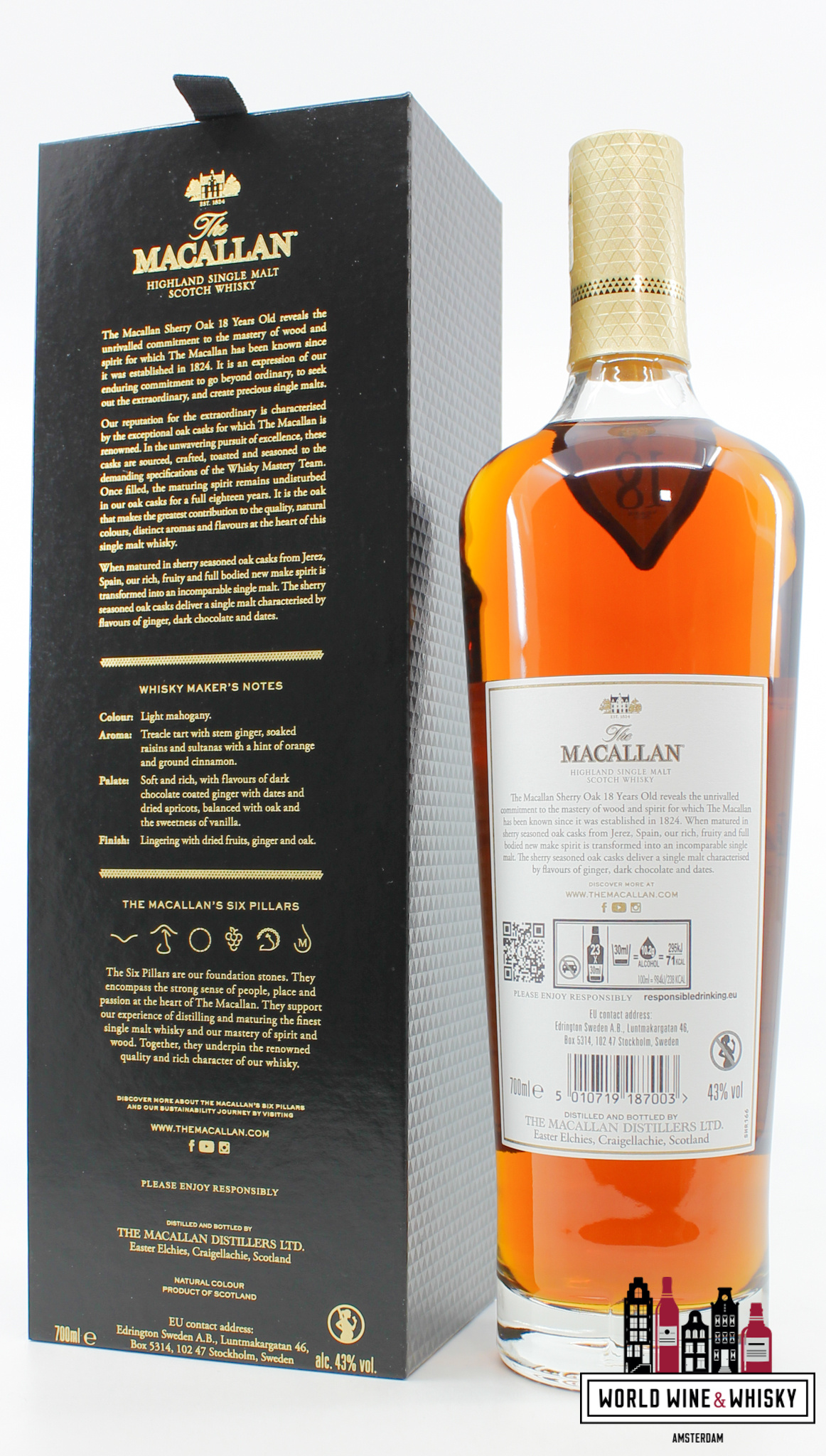 Macallan Macallan 18 Years Old - Sherry Oak Cask - Annual 2024 Release 43%