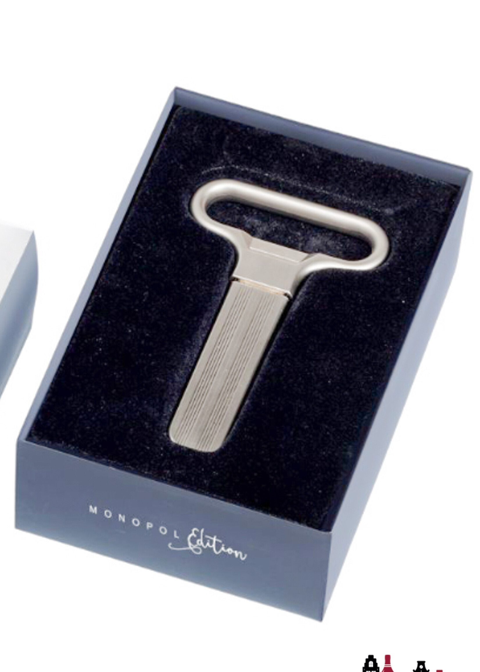 Westmark Luxurious wine bottle opener and corker »Ah-So« Westmark Monopol Edition (satin-finish exclusive)