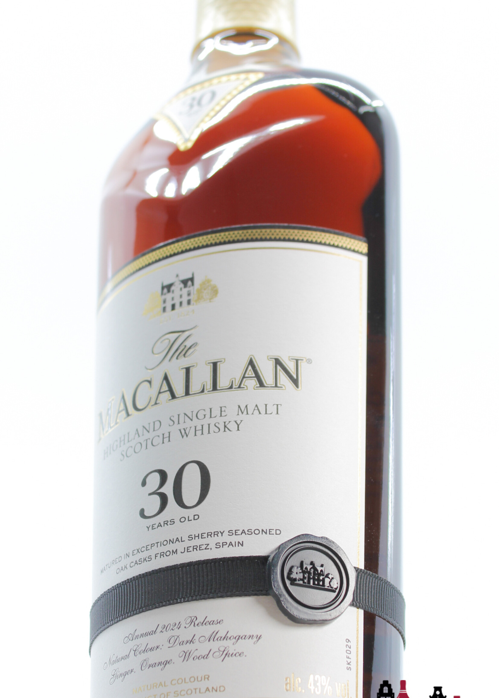 The Macallan The Macallan 30 Years Old - Sherry Oak Casks - Annual 2024 Release 43%
