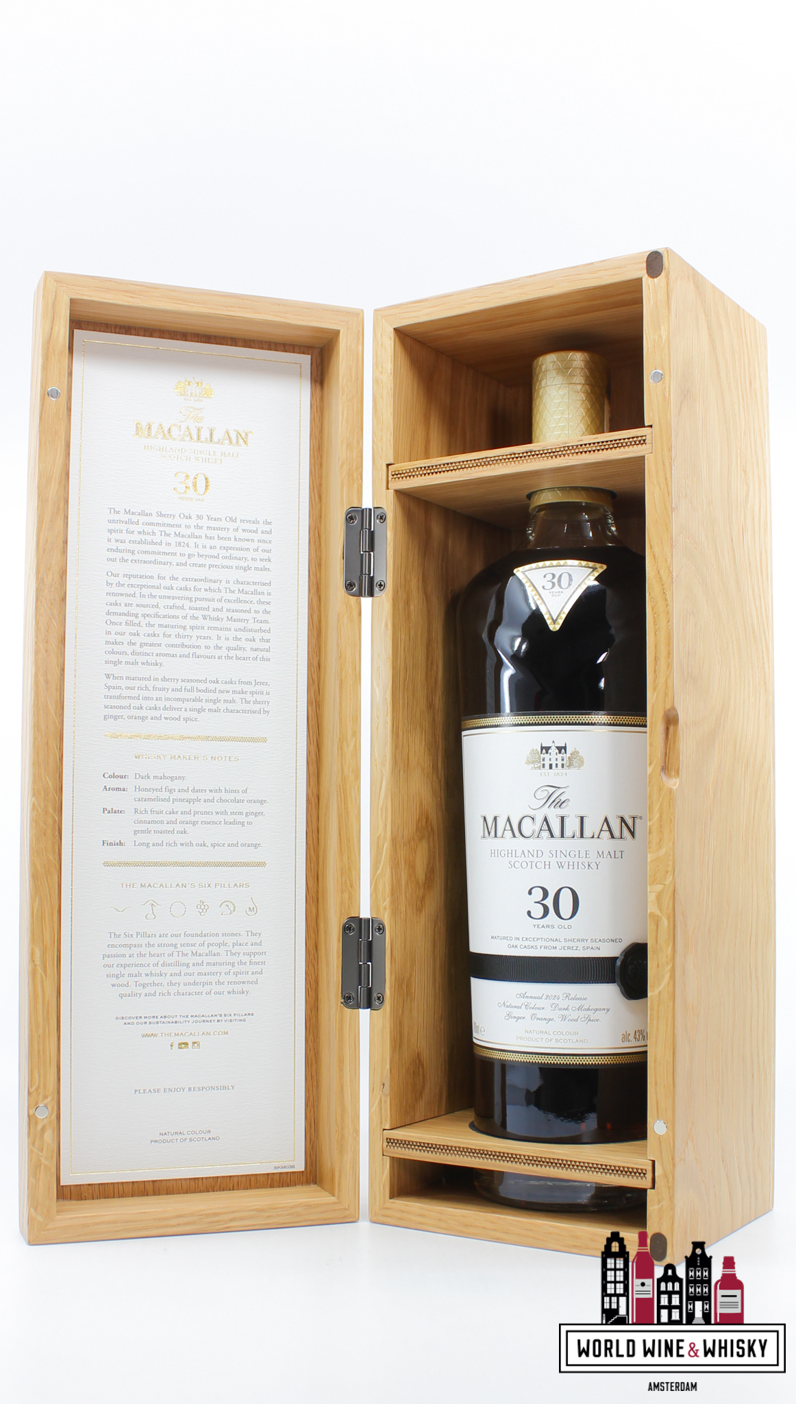 Macallan 30 Years Old - Sherry Oak Casks - Annual 2024 Macallan 30 Years Old - Sherry Oak Casks - Annual 2024