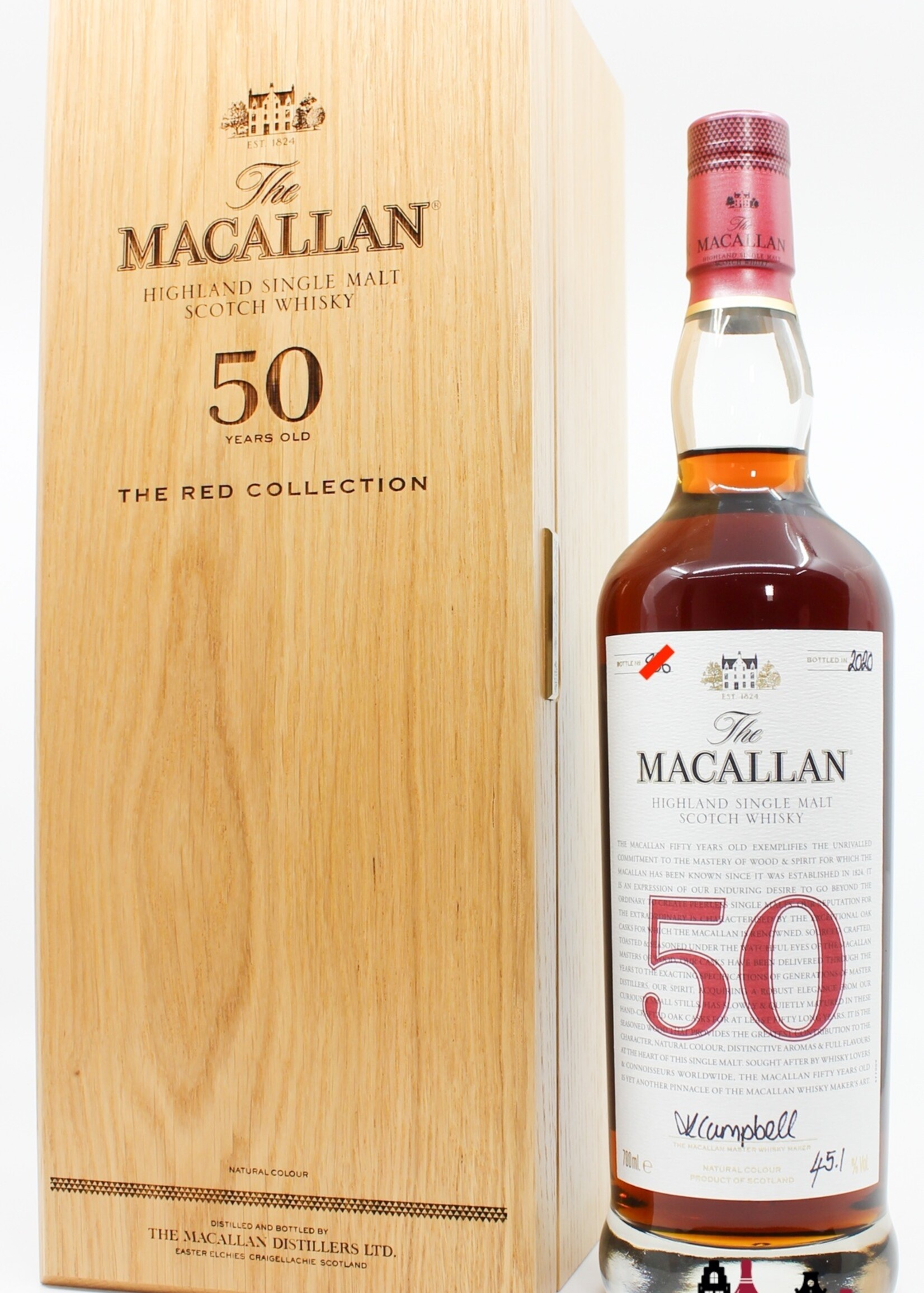 The Macallan The Macallan 50 Years Old 2020 - The Red Collection 45.1%