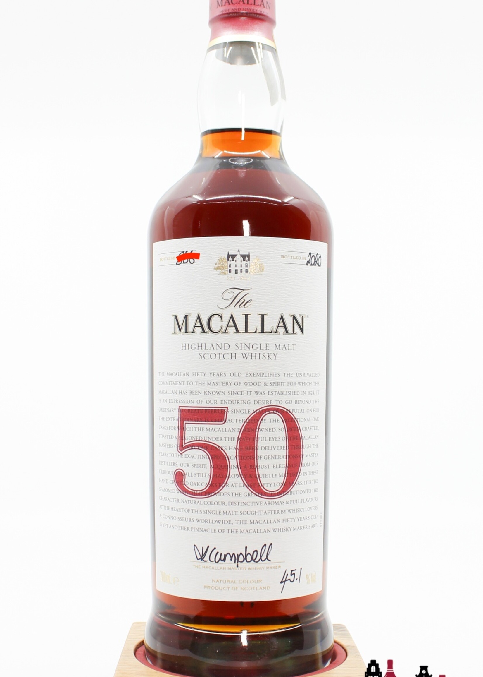 The Macallan The Macallan 50 Years Old 2020 - The Red Collection 45.1%