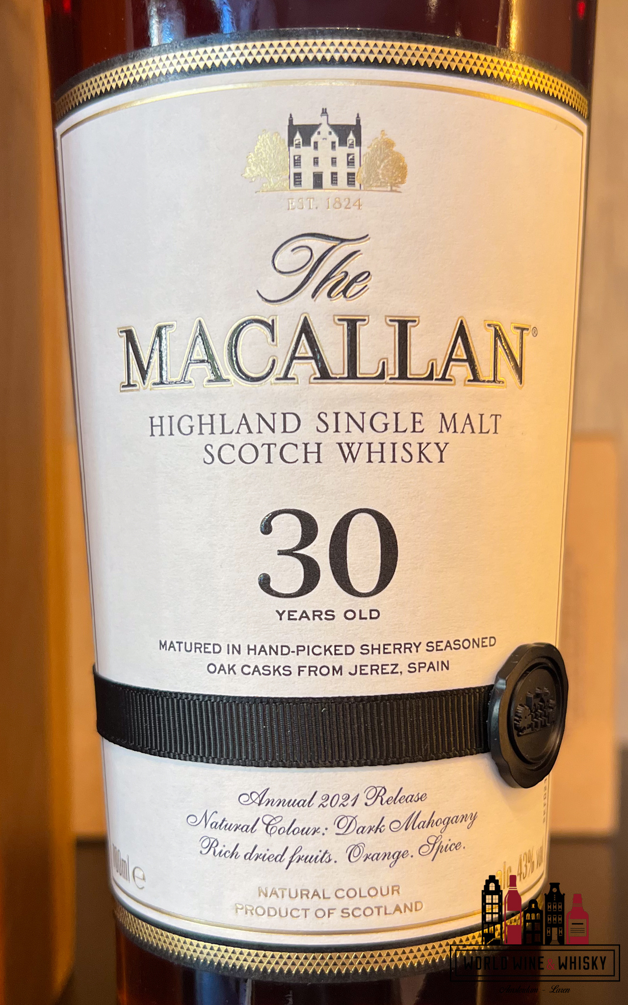 The Macallan Macallan 30 Years Old - Sherry Casks - Annual 2021 Release 43%