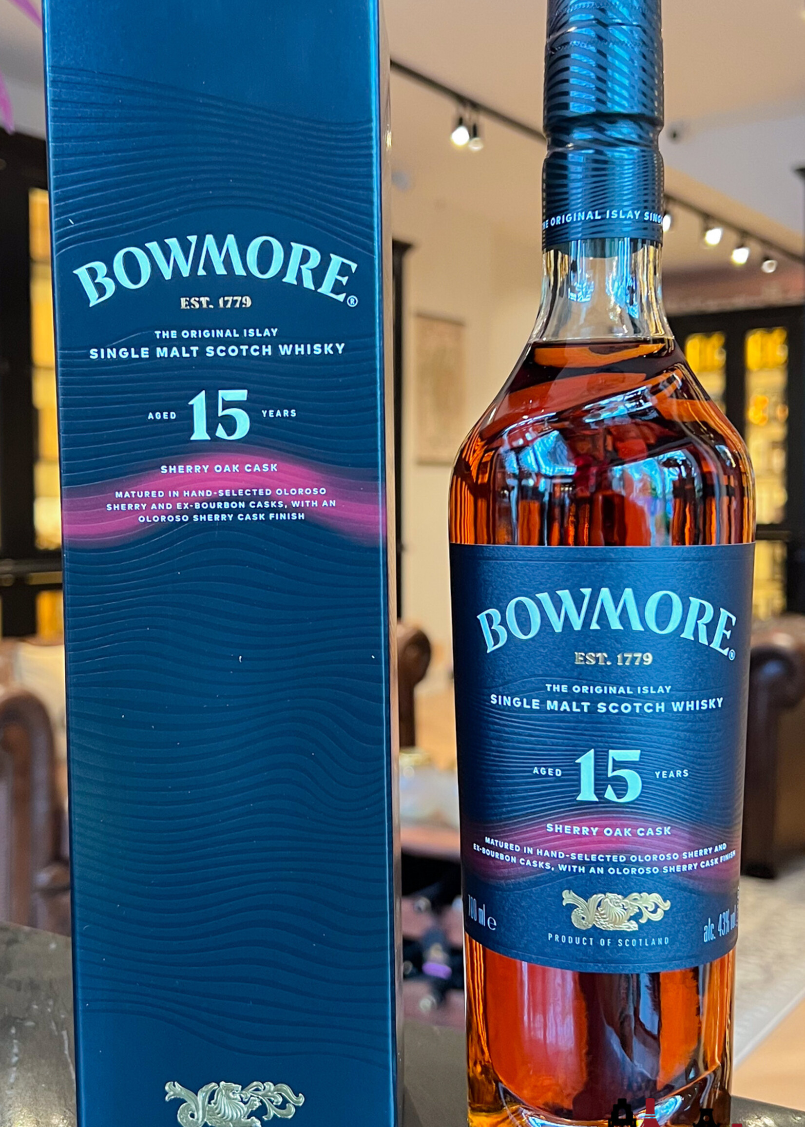 Bowmore Bowmore 15 Years Old 2024 - Sherry Oak Cask 43%
