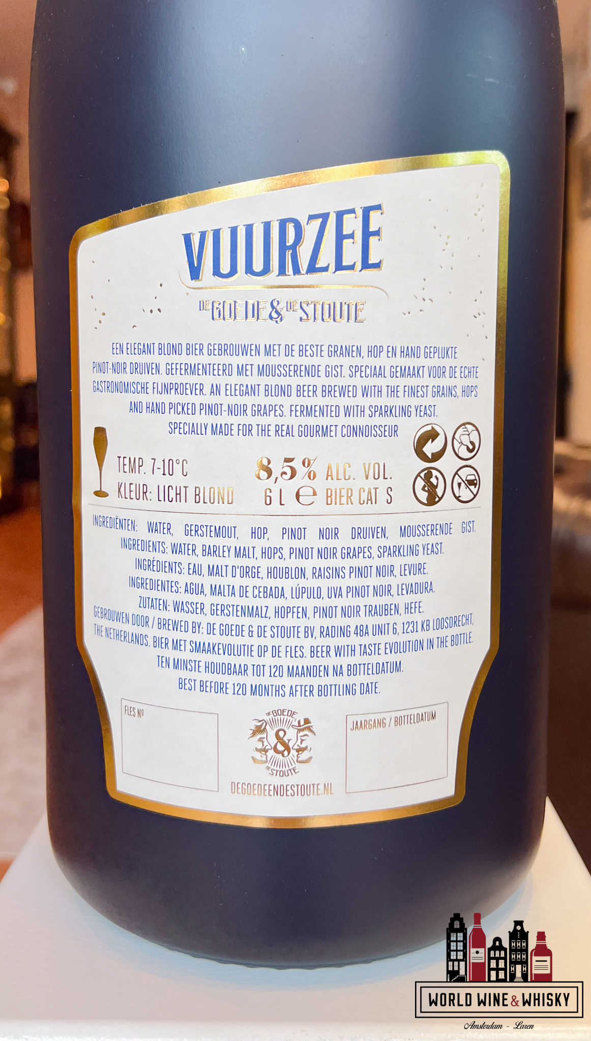 Vuurzee - de Goede en de Stoute Vuurzee - de Goede en de Stoute - Cuvée de Prestige 8,5% XXL (6 liter)