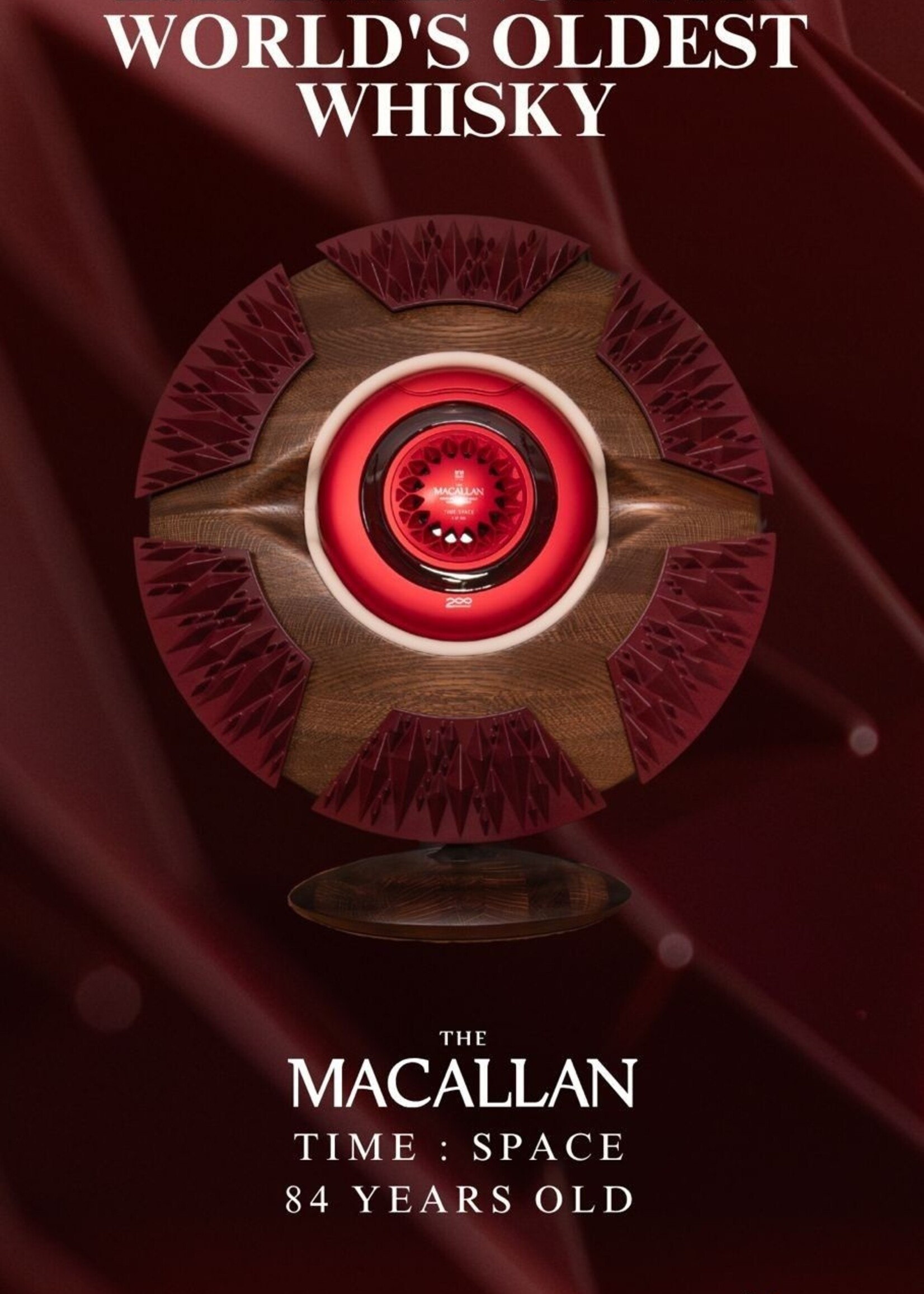 The Macallan An exclusive tasting of the world's oldest bottled whisky: The Macallan 84 Years Old 1940 2024 Time : Space